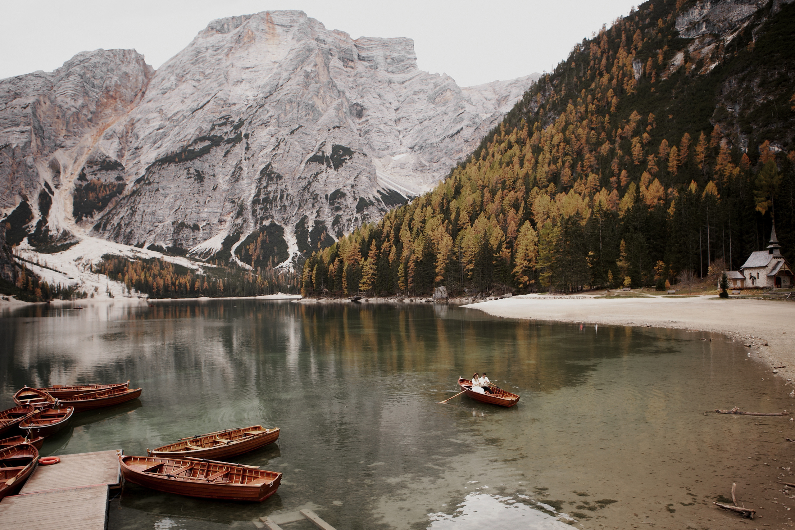 Angela & Mattia |Italy, Lago Di Braies. Свадебный фотограф