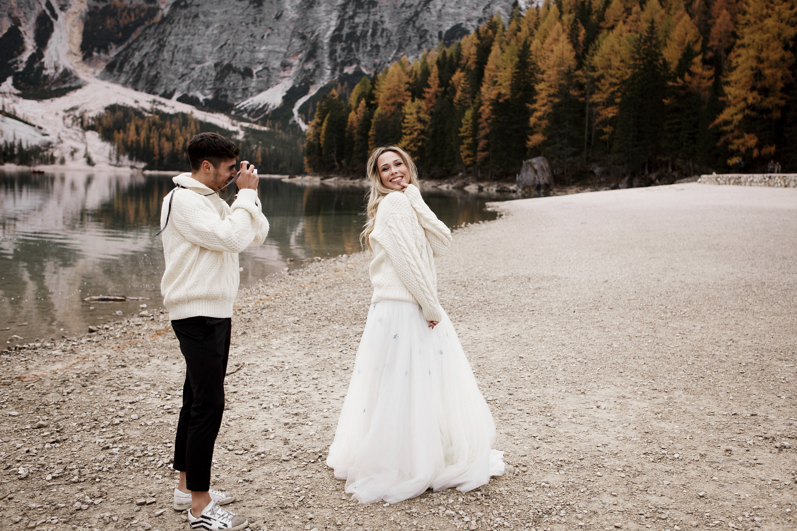 Angela & Mattia |Italy, Lago Di Braies. Свадебный фотограф