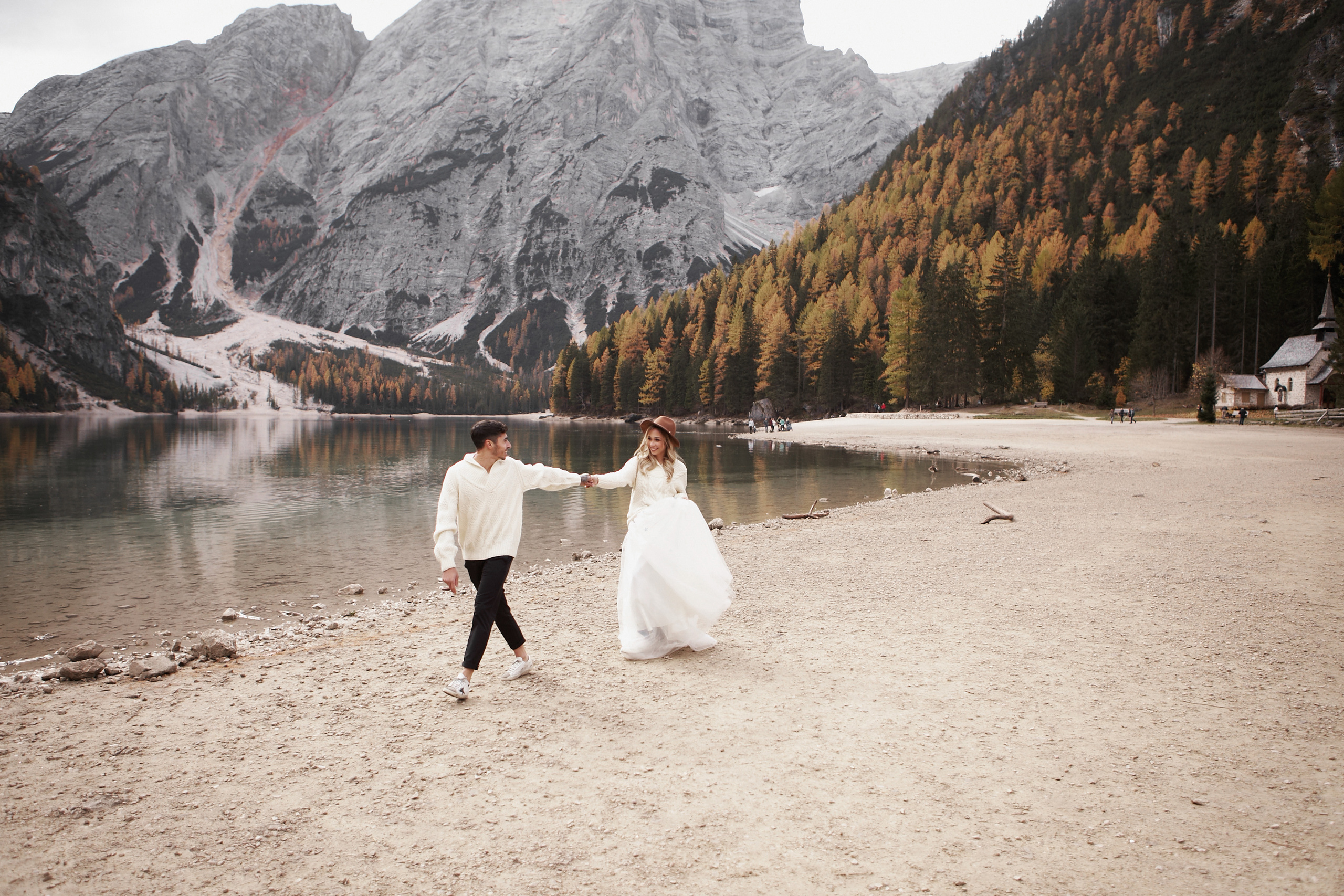 Angela & Mattia |Italy, Lago Di Braies. Свадебный фотограф