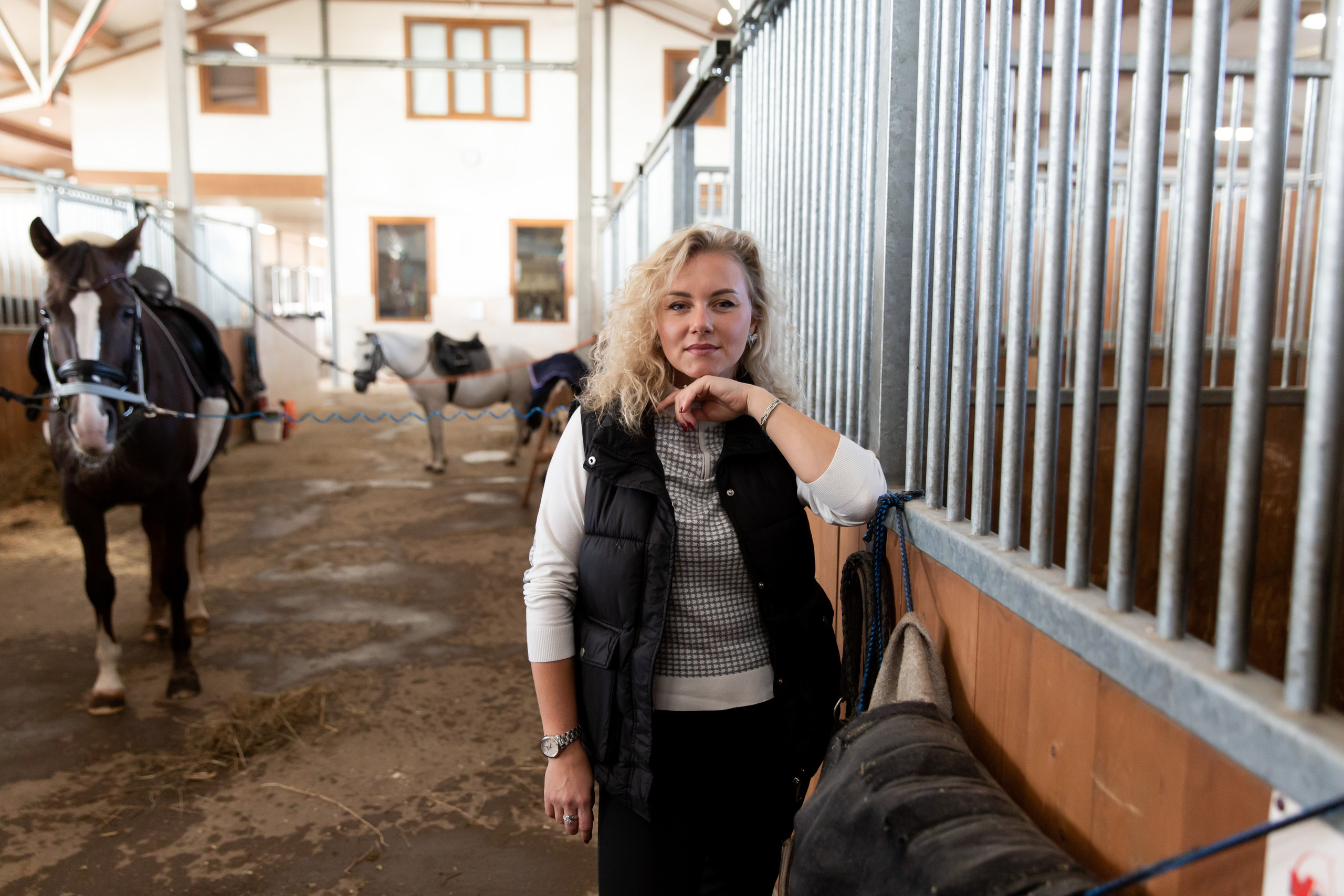 Конюшня. Снимаю съемки