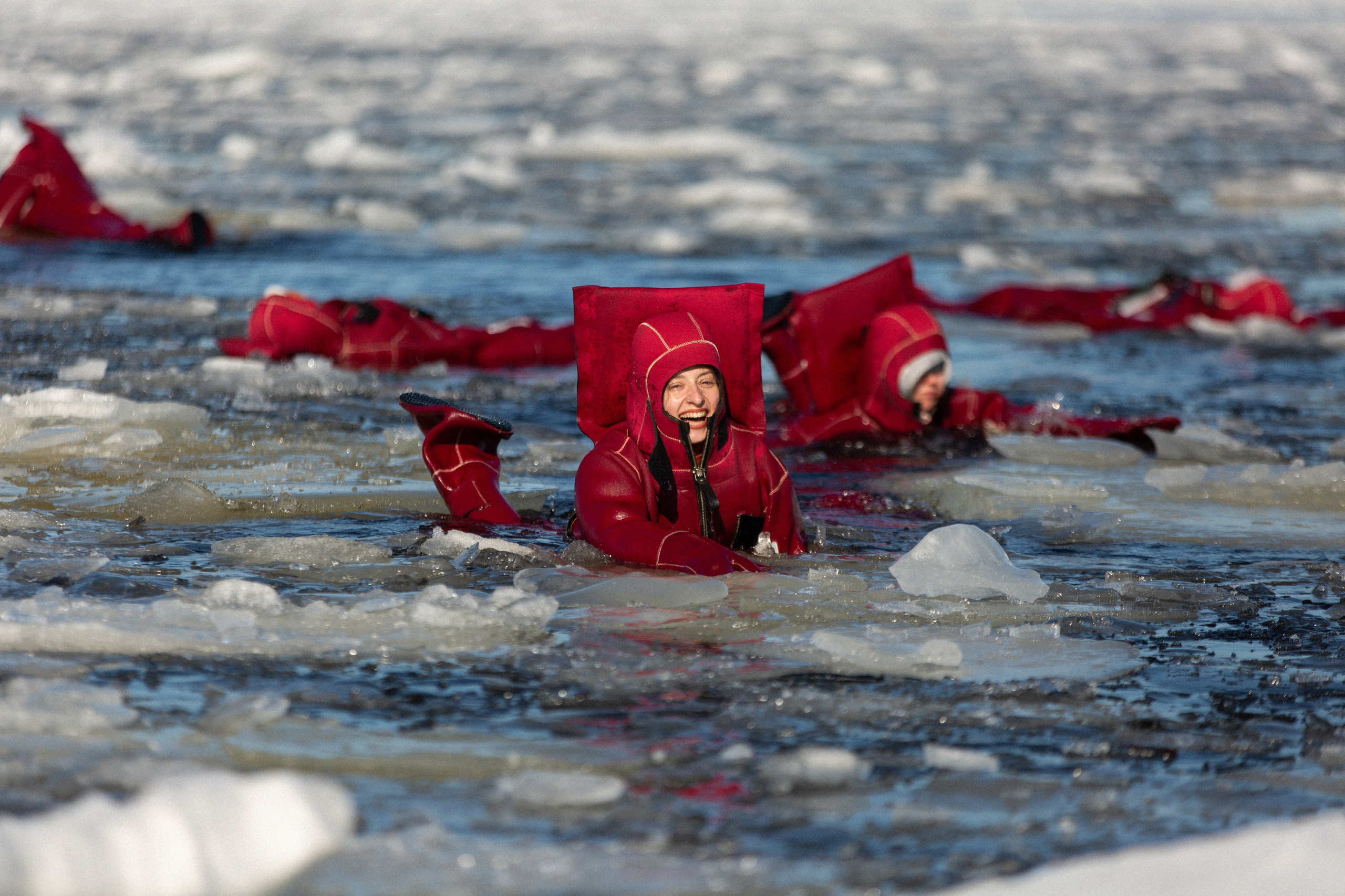 Ice floating. Снимаю съемки