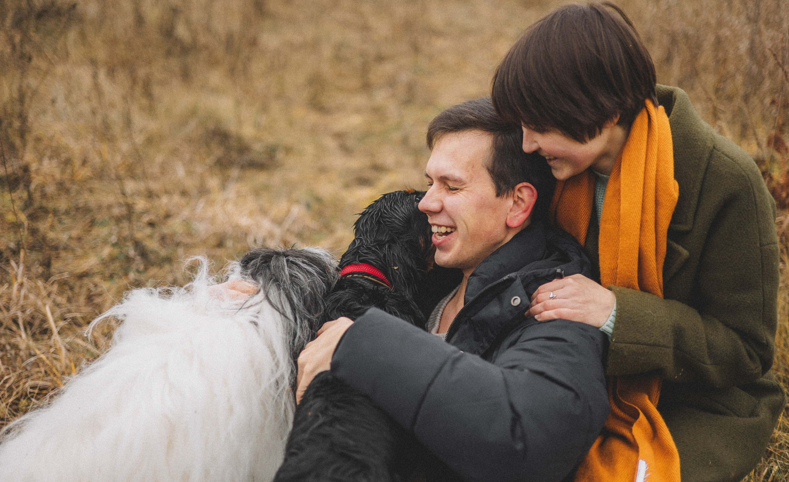 Даша, Глеб, Барс и Бруно. Фотограф-анималист Богданова Полина