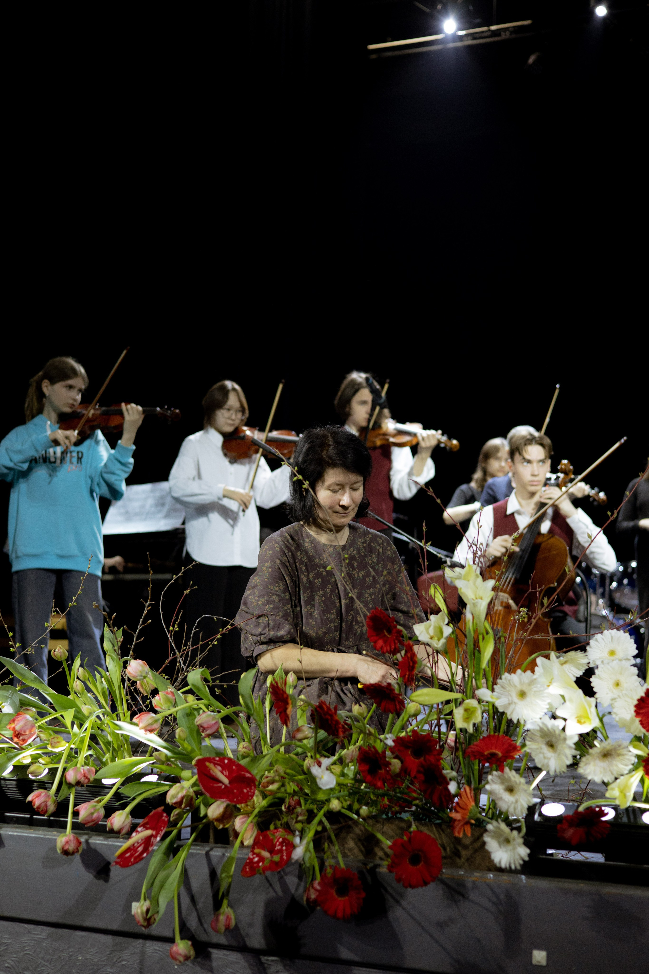 Оформление Отчетного концерта Музыкальной школы Глазунова. Оформление свадеб, декор свадеб Вера Маркова, Москва