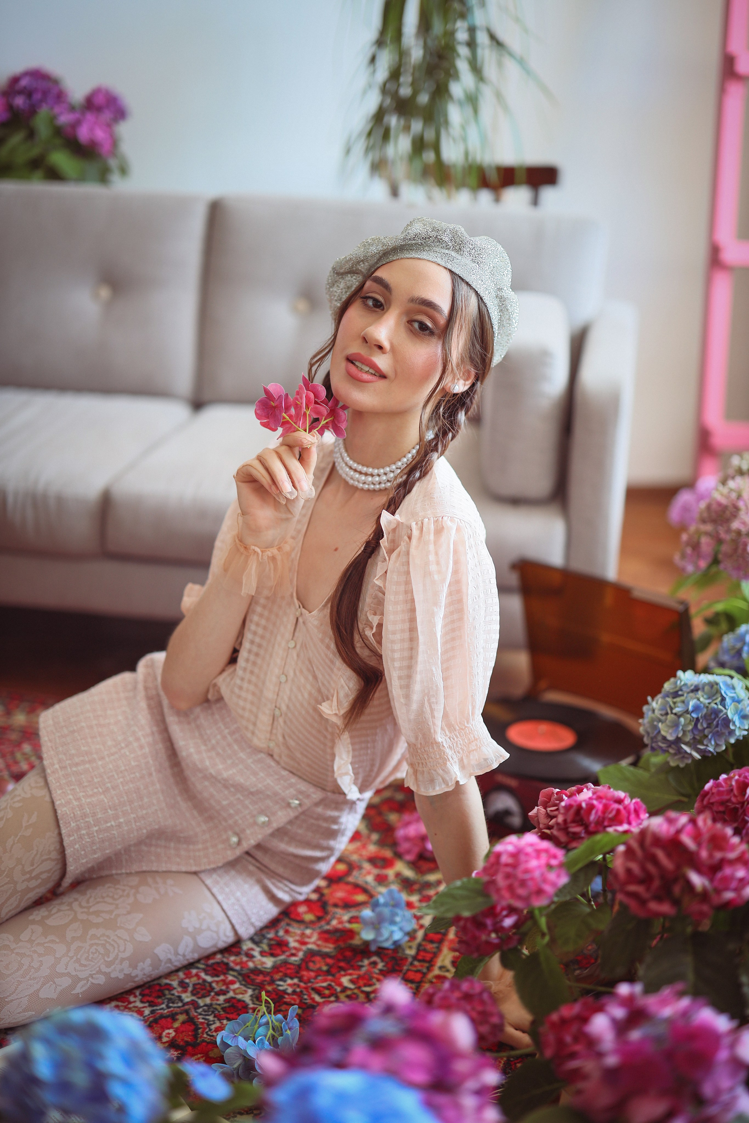 Фотосессия в гортензиях. Свадебный и семейный фотограф в Абхазии Жанна Соснина