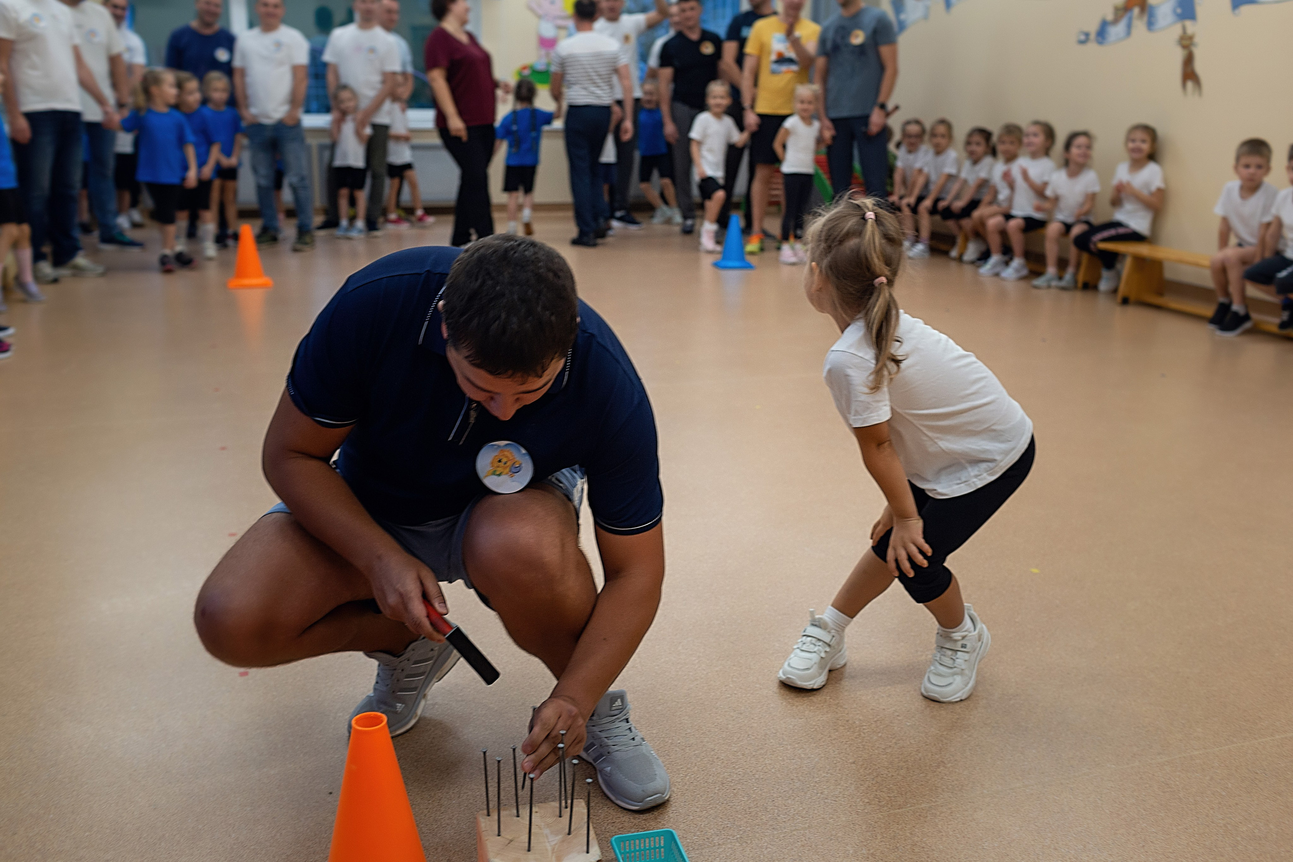 День пап в детском саду_2024. Семейный фотограф в Санкт-Петербурге