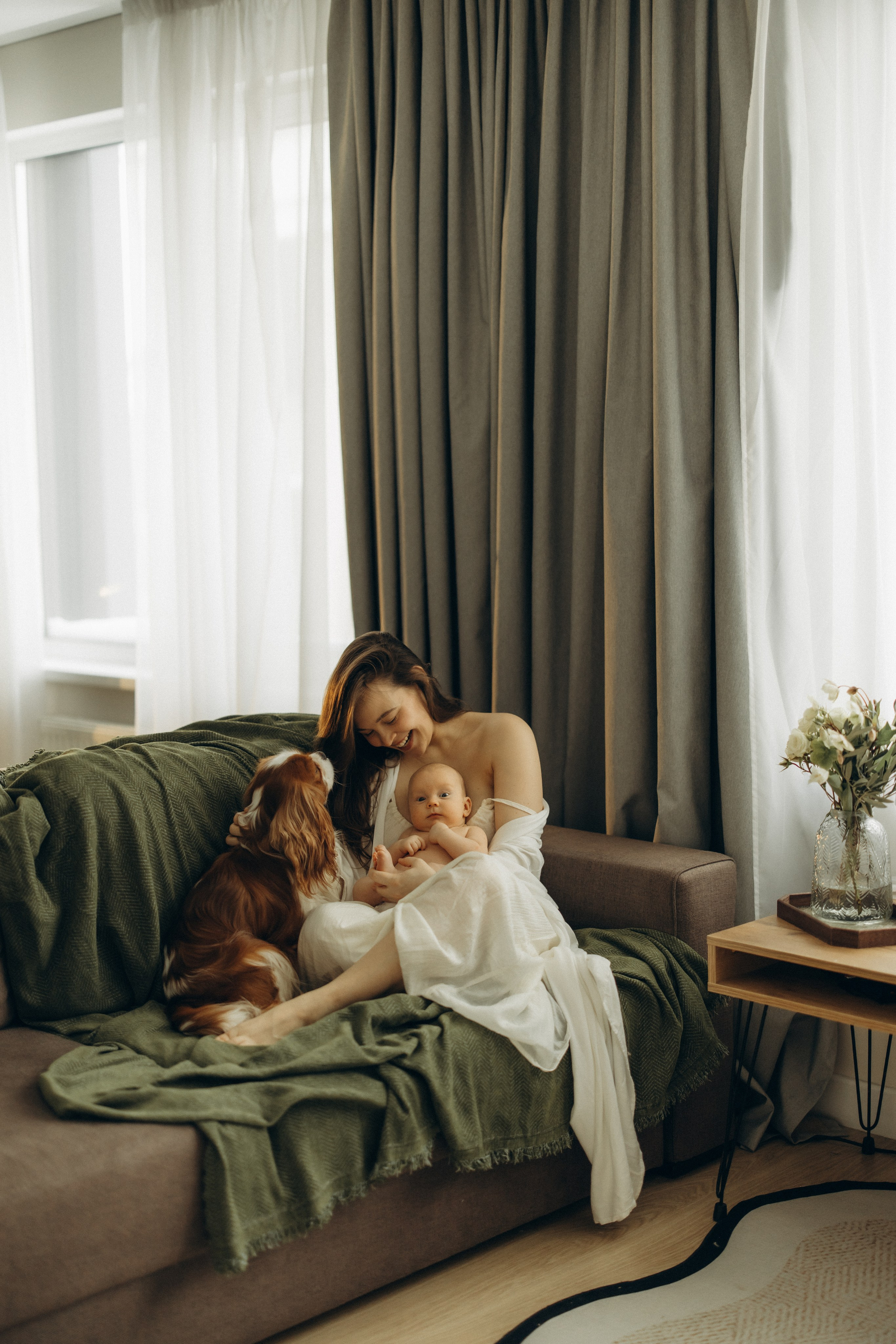 Аня, Ефим, Лимон. Семейный фотограф Оля Гладченко