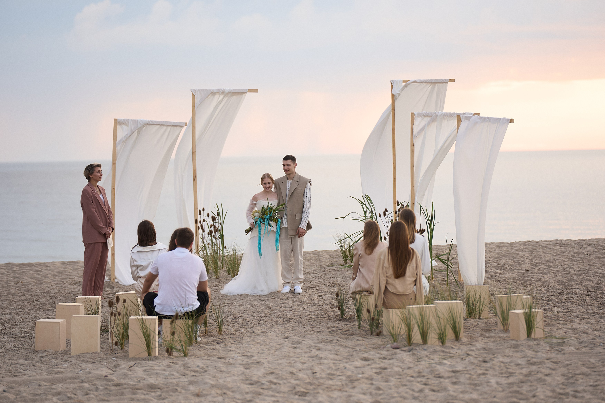 Янтарная свадьба. Калининград. Оформление свадеб, декор свадеб Вера Маркова, Москва