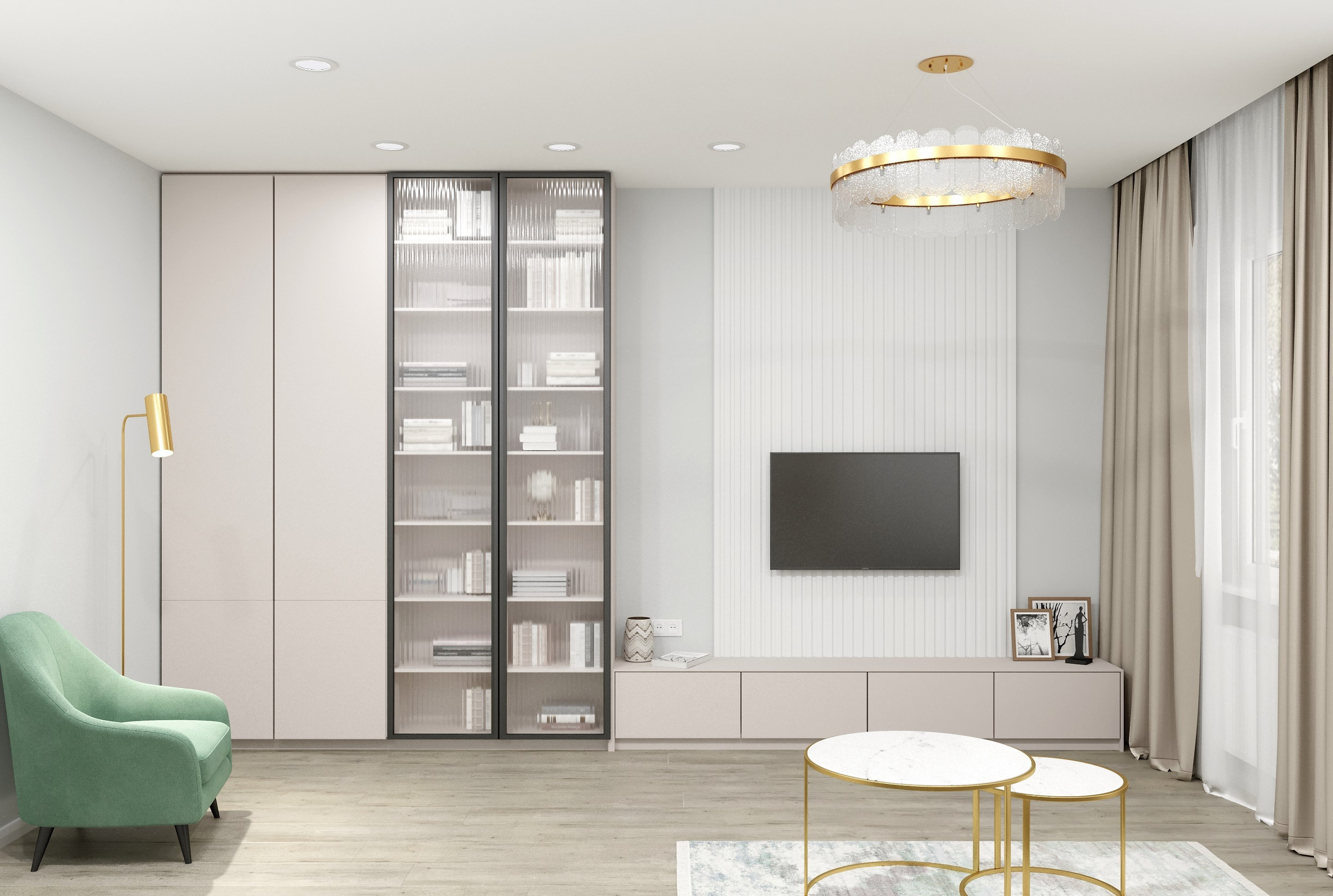 Квартира в светлых тонах г. Ижевск. Дизайн интерьера / Дизайн-проект / Лебедь Юлия