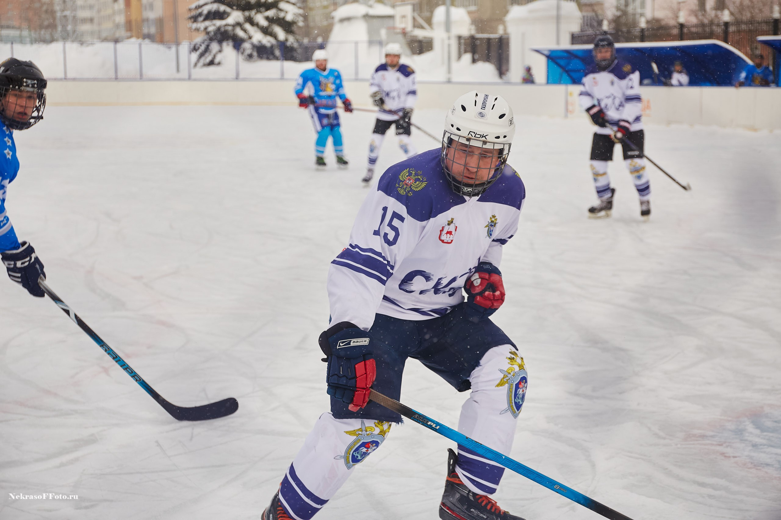Турнир по хоккею «Русская классика» в рамках Офицерской хоккейной лиги. Спортивный фотограф Некрасов Денис