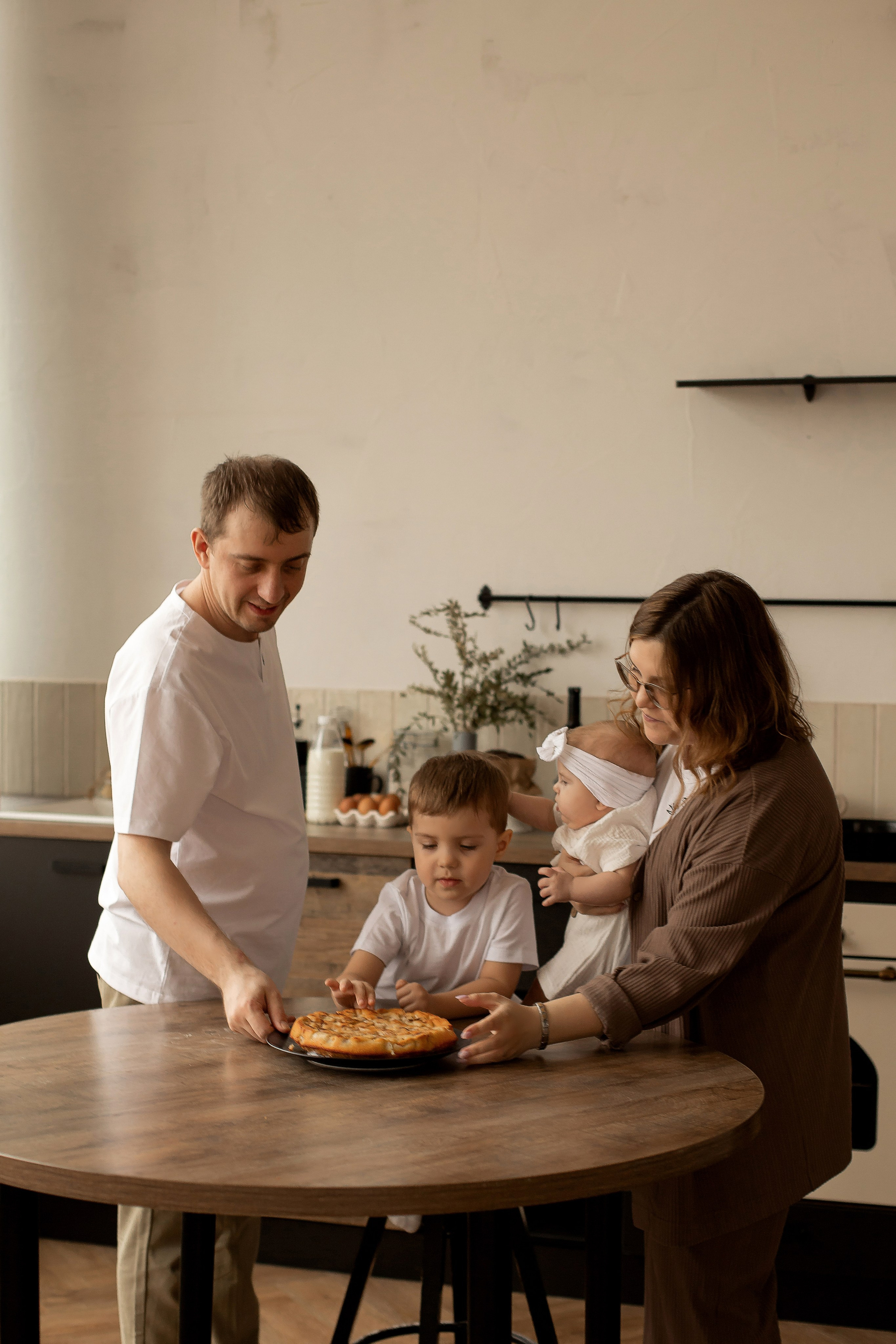 Печем пирог. Семейный и детский фотограф в Красноярске Анна Маюрова