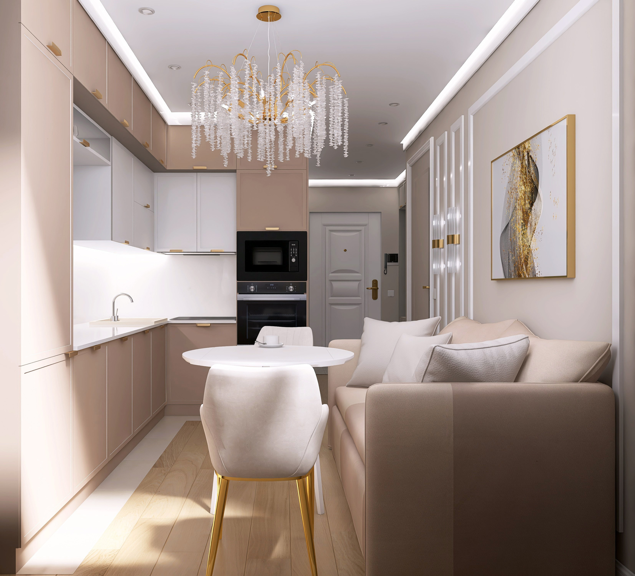 Дизайн-проект в Нео-классике. Главная