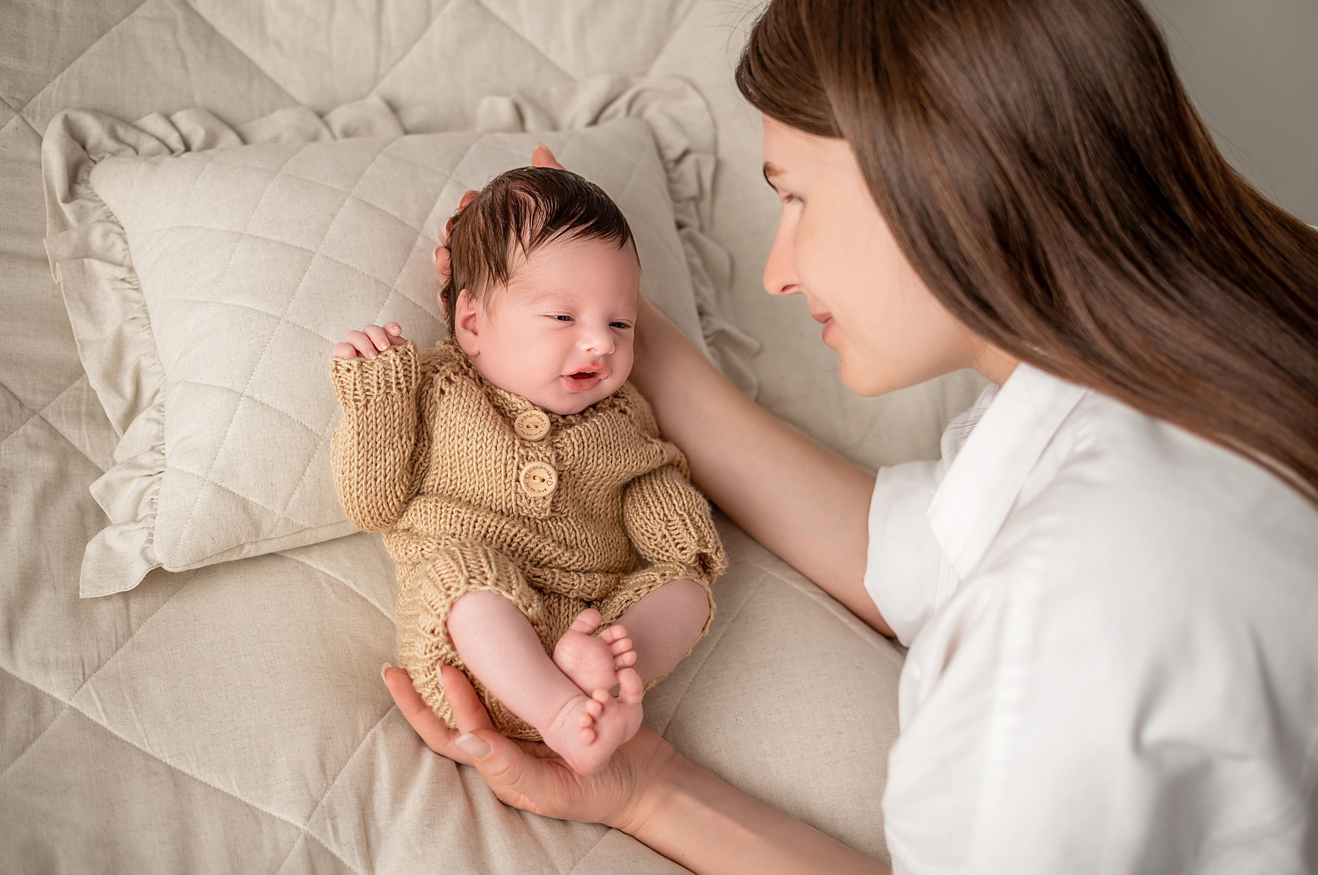Лайфстайл с элементами ньюборн. Фотограф новорожденных Краснодар Малышенко Надежда