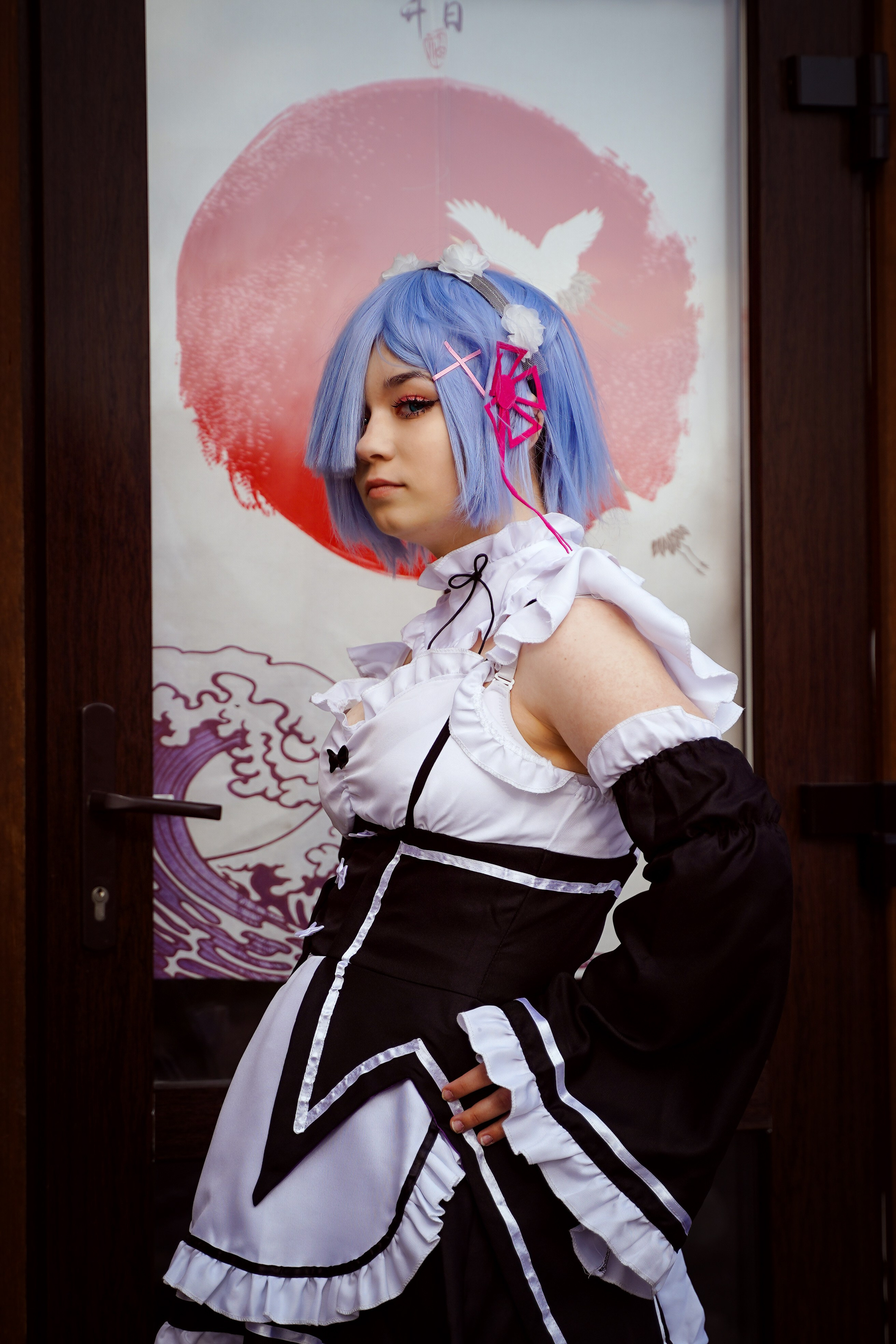 Рем Re:Zero фотосессия косплея в Находке во Владивостоке