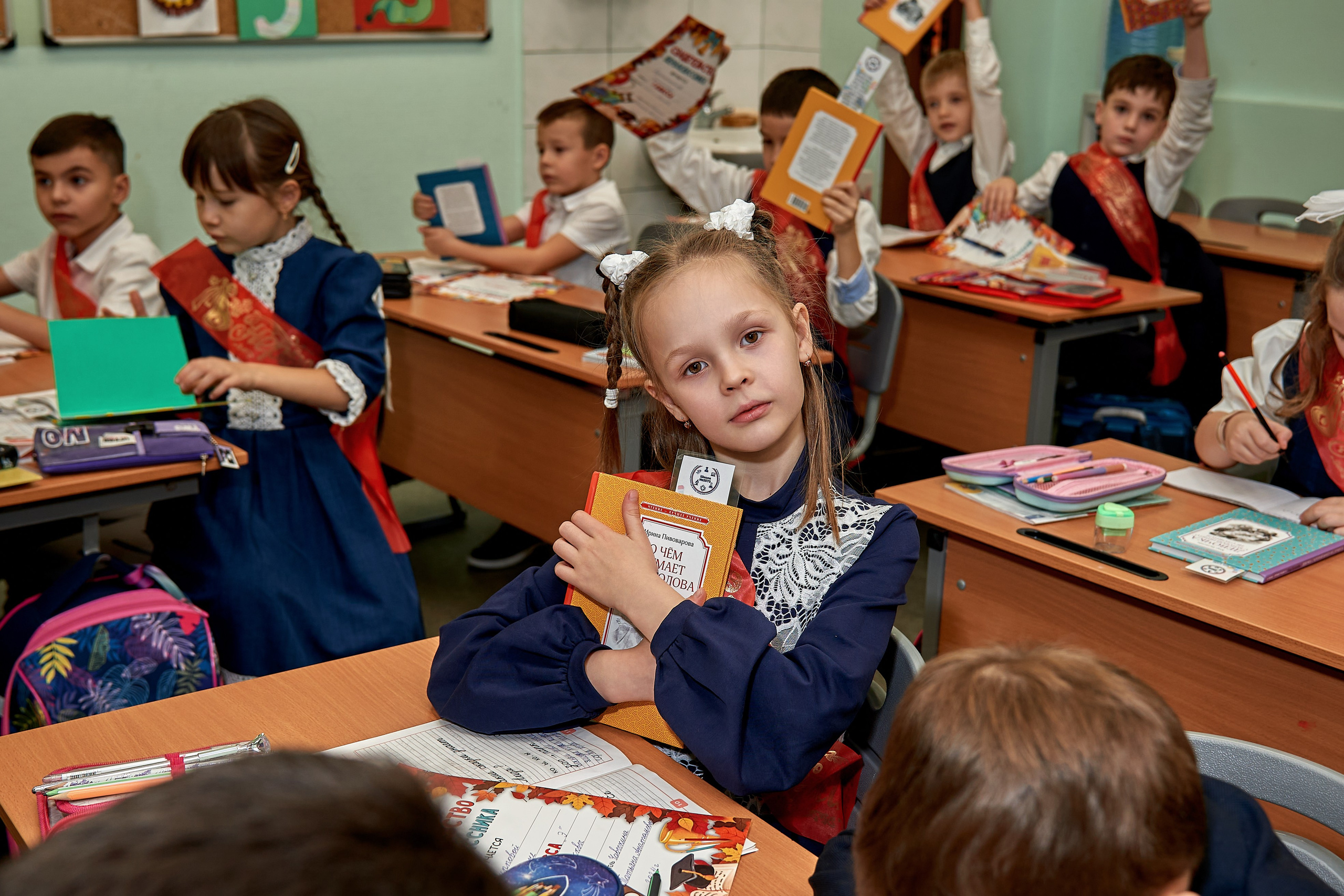 Посвящение в первоклассники. Фотограф в Москве Алина Алексеева