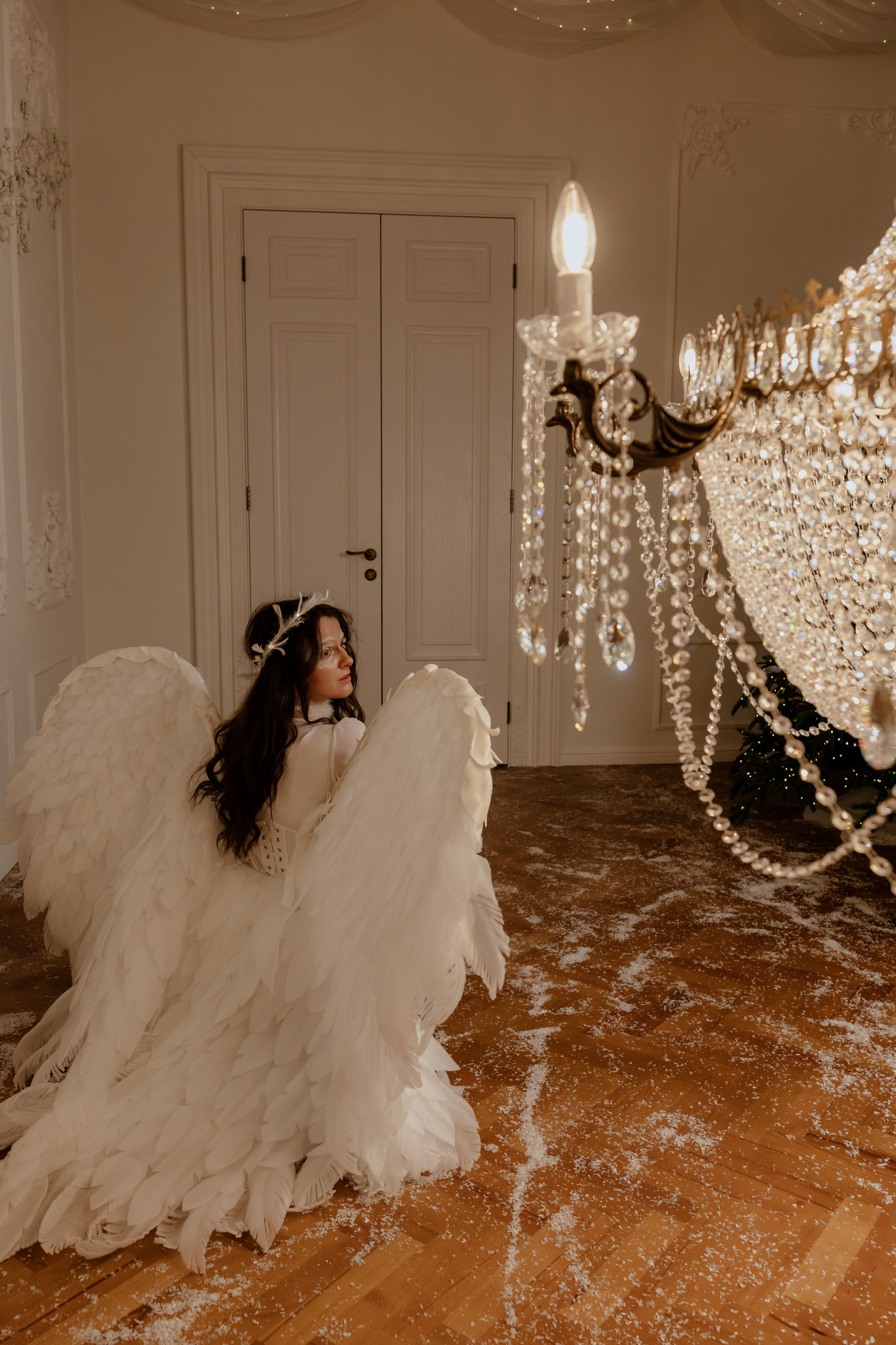 Фотосессия с крыльями ангела. Фотограф в Новосибирске Екатерина Васильева