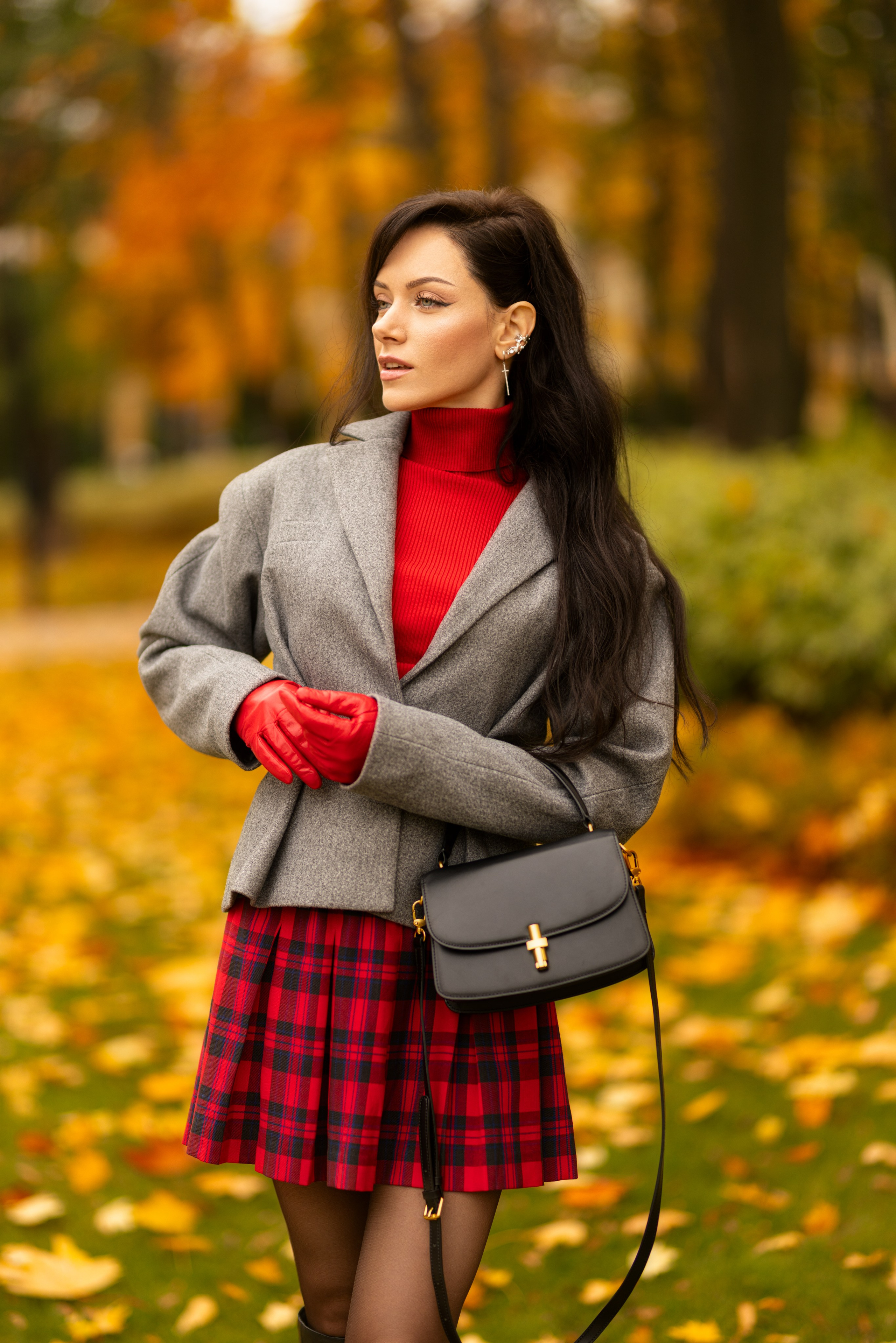 Фотосет с Екатериной в парке на осеннюю тему для «себя»