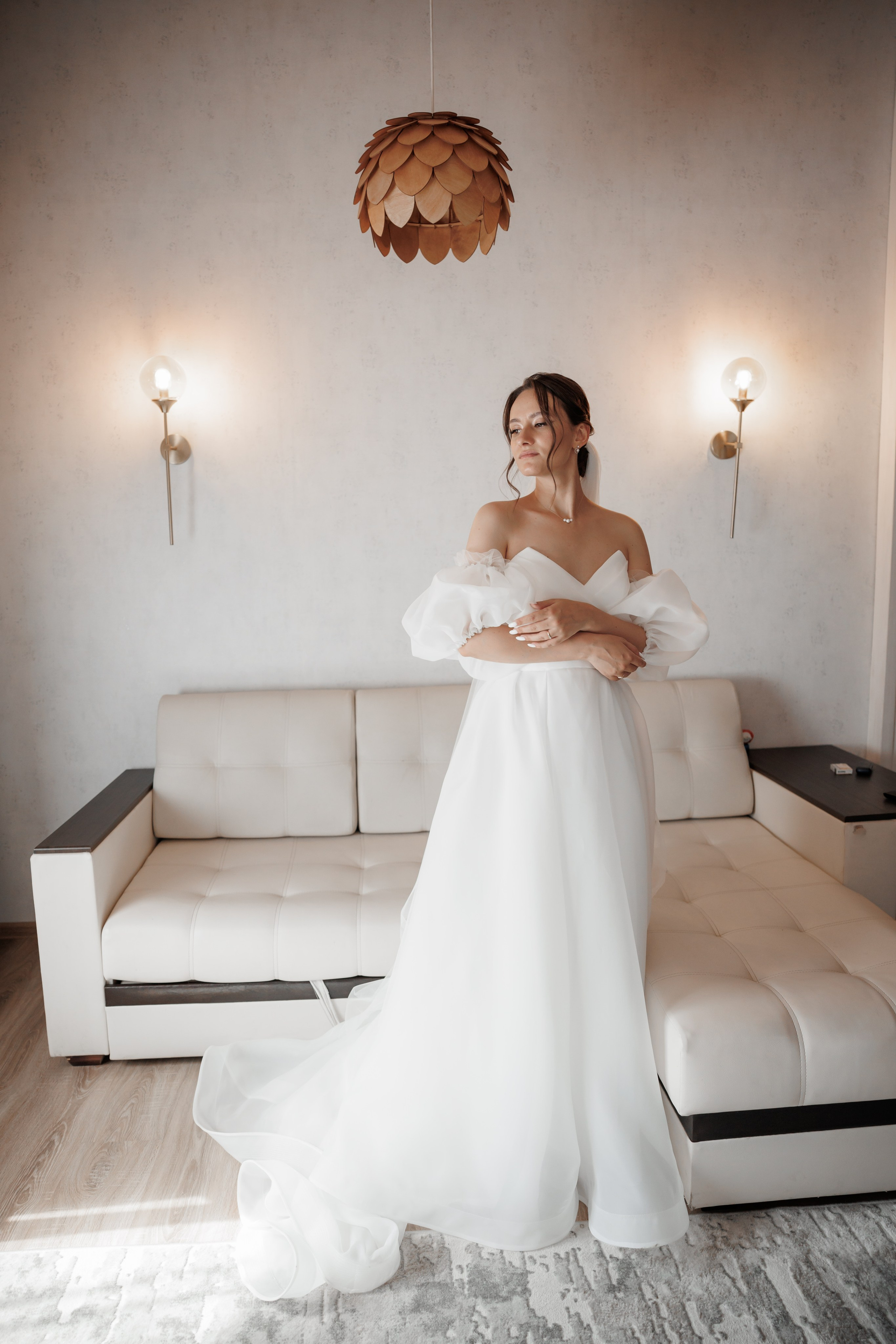 Полина и Дмитрий, загородный клуб «Барин», ЗАГС в г. Пушкино. Свадебный и репортажный фотограф (Москва, Королев и другие)