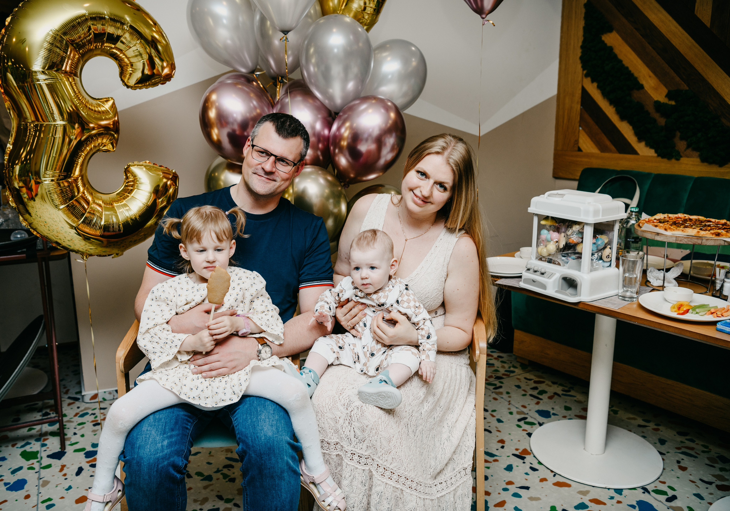 ДР Лизика. 3 года. Фотограф на выписку из роддома в Москве и МО