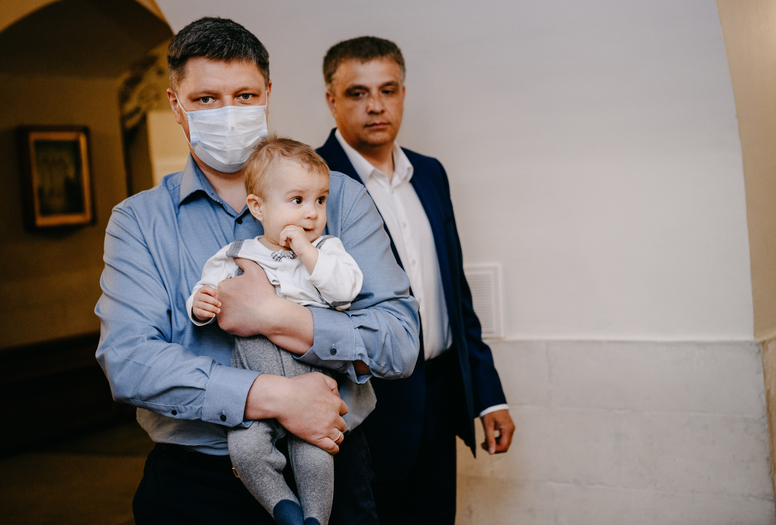 Крещение Александра. Фотограф на выписку из роддома в Москве и МО