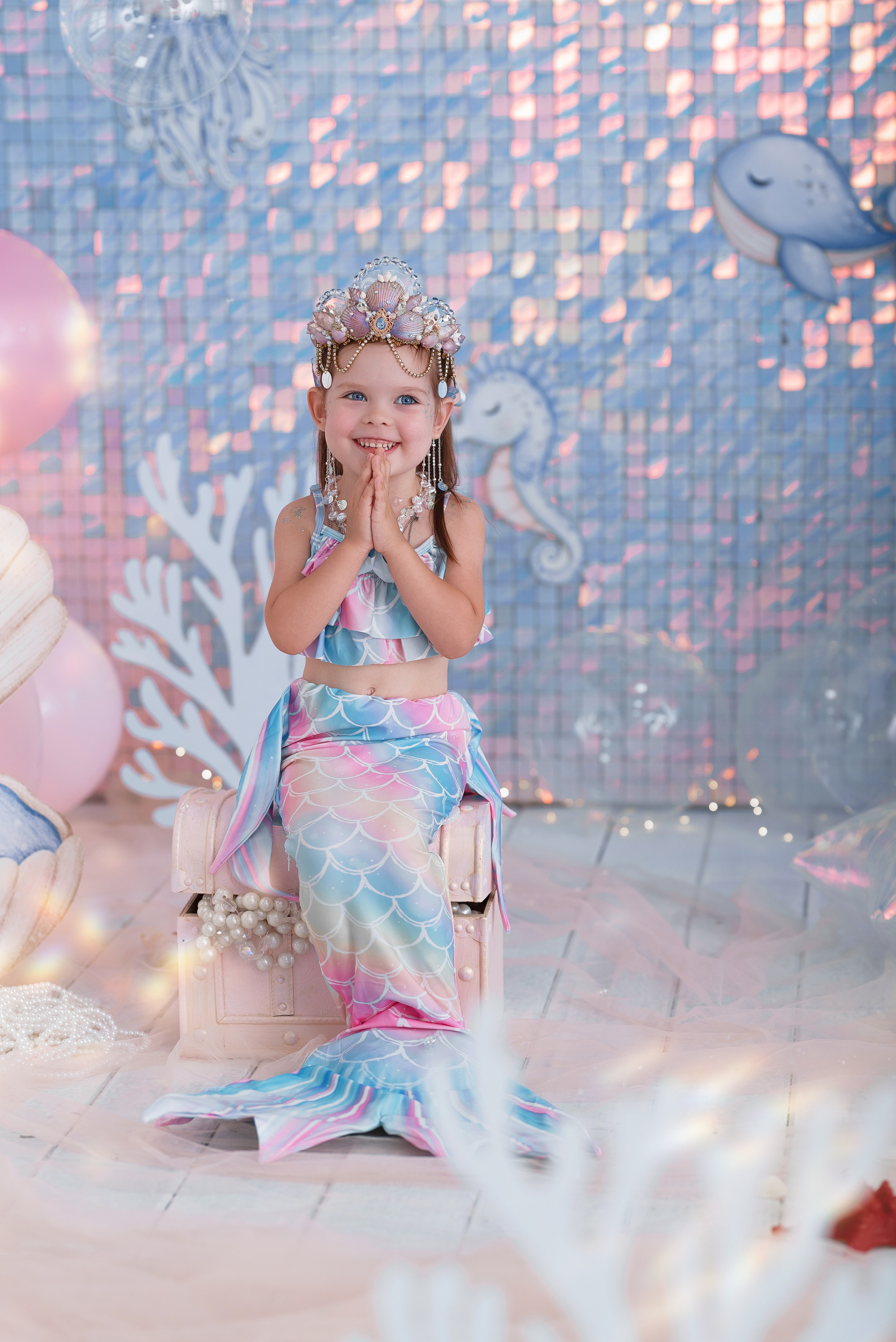 Детский фотопроект «Русалочка» в Сочи. Детский студийный фотограф Сочи