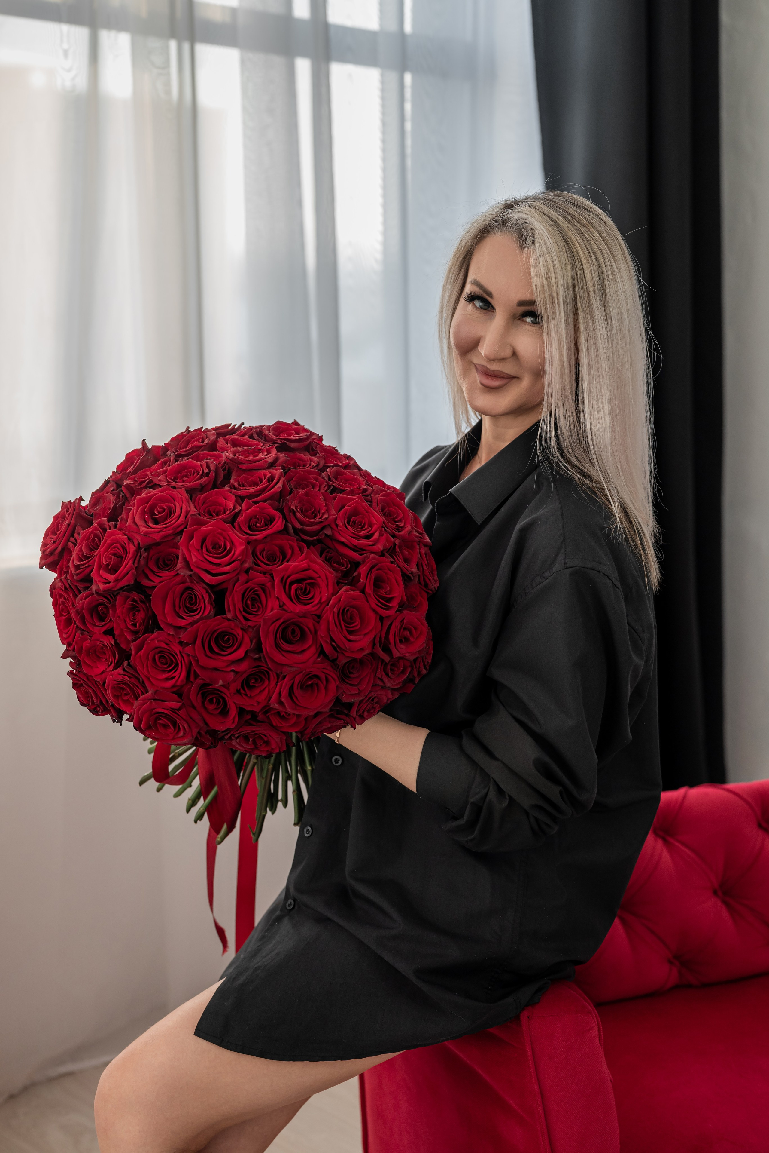 Фотопроект *101 красная роза* 2025 г. Фотограф в городе Салават