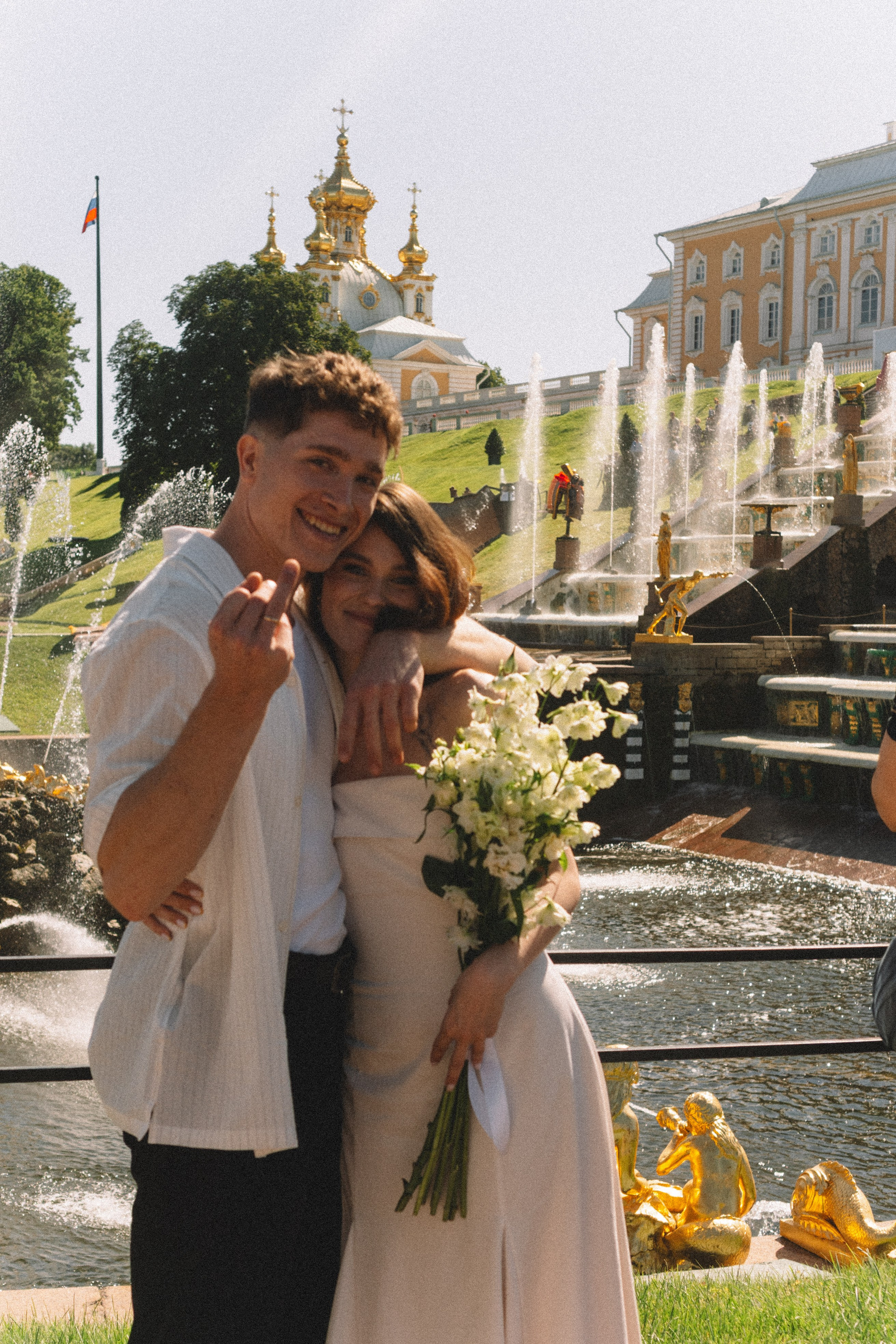 СВАДЕБНАЯ СЬЕМКА В ПЕТЕРГОФЕ И СЬЕМКА РЕПОРТАЖА В ЗАГСЕ ПЕТЕРГОФА. Профессиональный фотограф, Санкт-Петербург — Виктория Богомолова