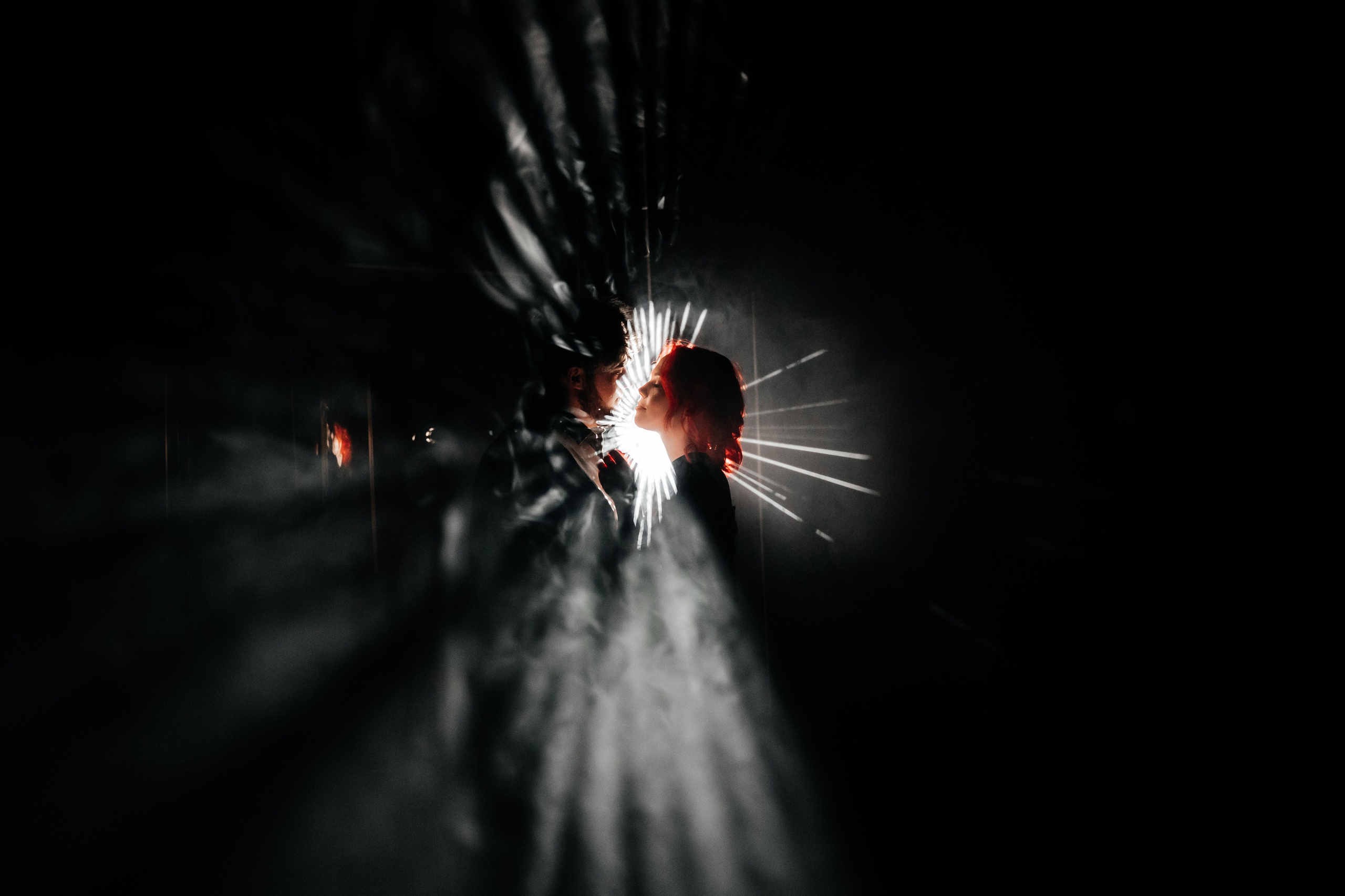 Love story «In total darkness». Свадебные фотограф и видеограф Наталья и Анатолий Новиковы СПб