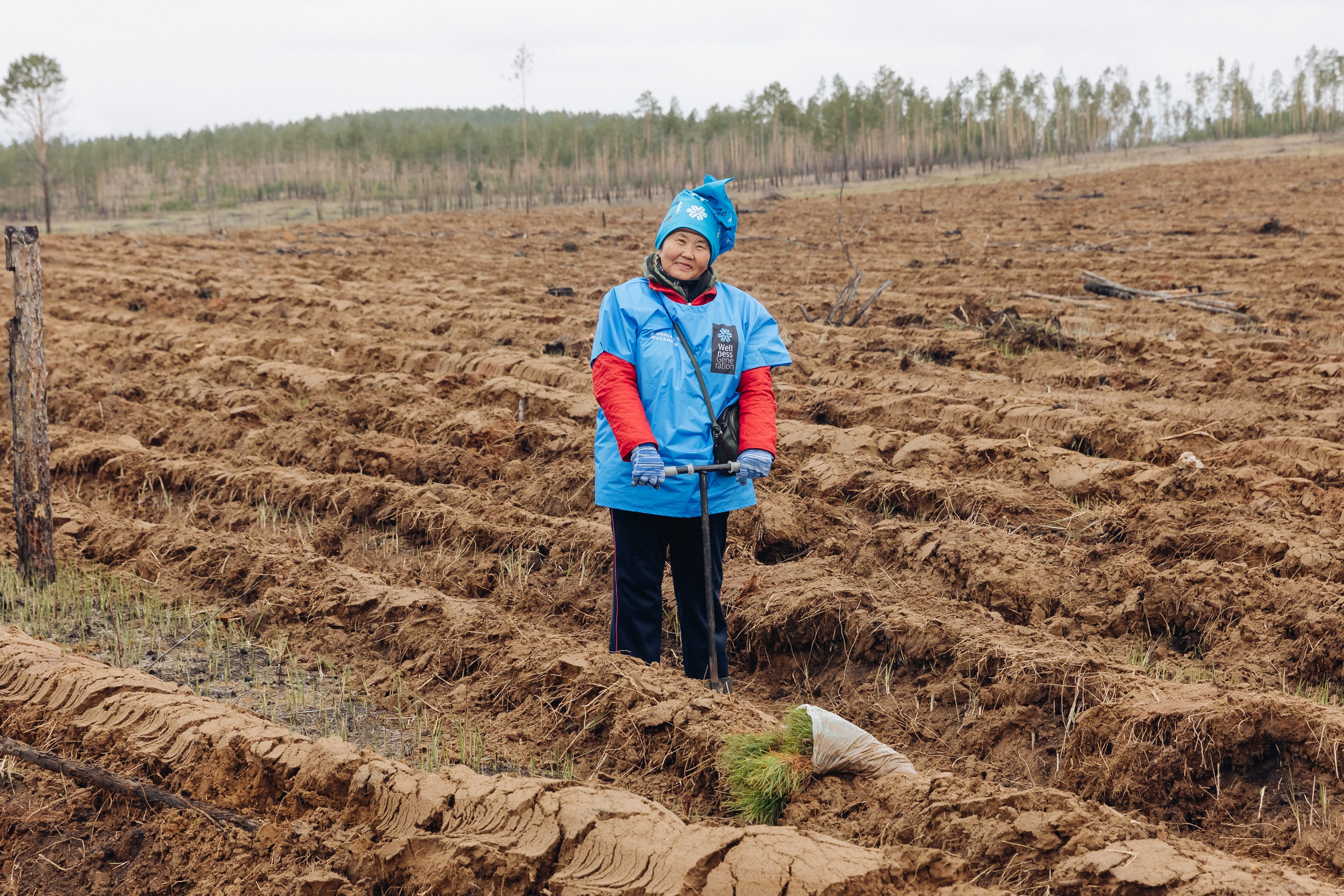 Siberian wellness. Ежегодная акция по посадке деревьев. Свадебный и семейный фотограф в Улан-Удэ