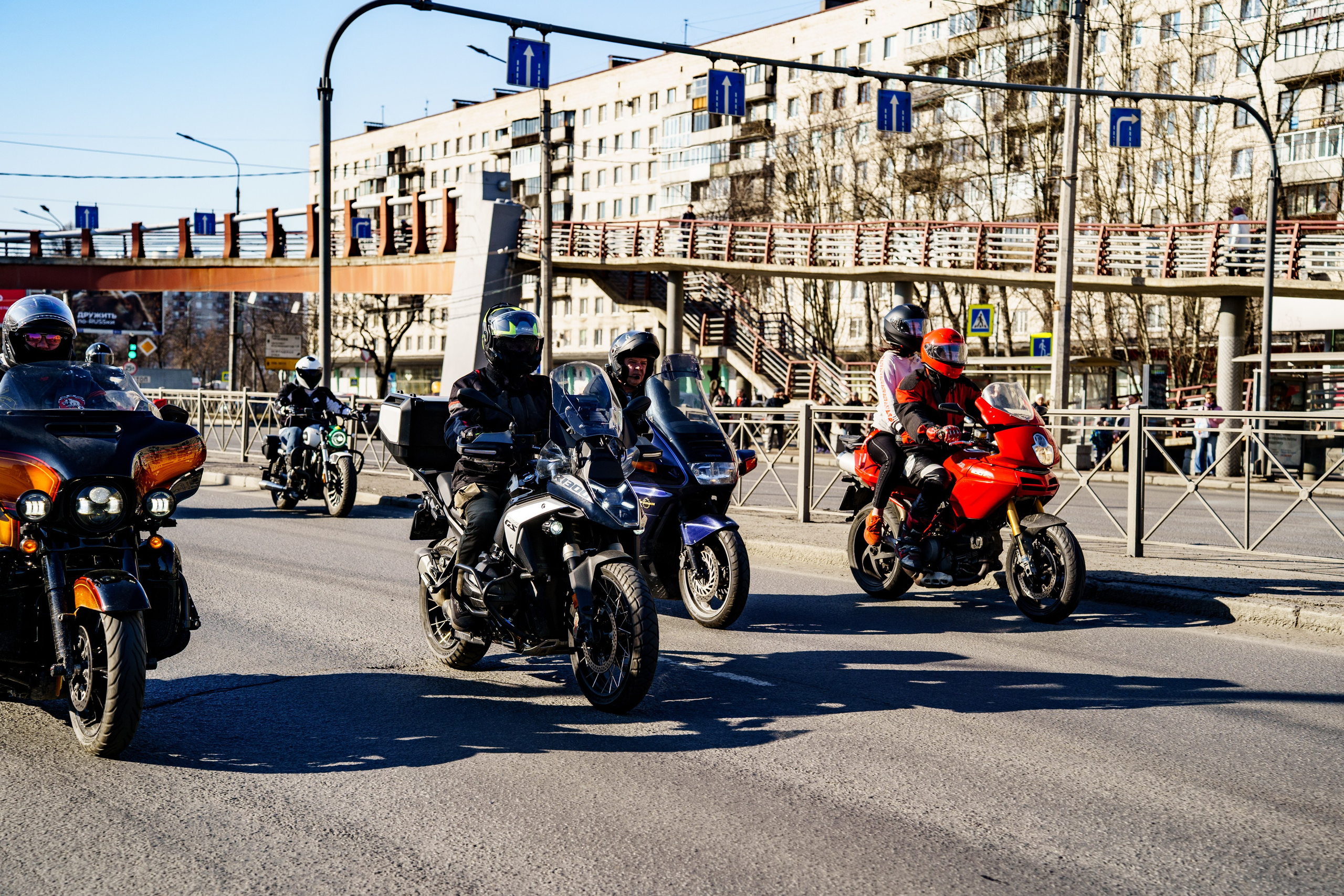 Прохват мотоклуба Norman Riders ч.1. Концертный и репортажный фотограф в Санкт-Петербурге Слава Пахомов