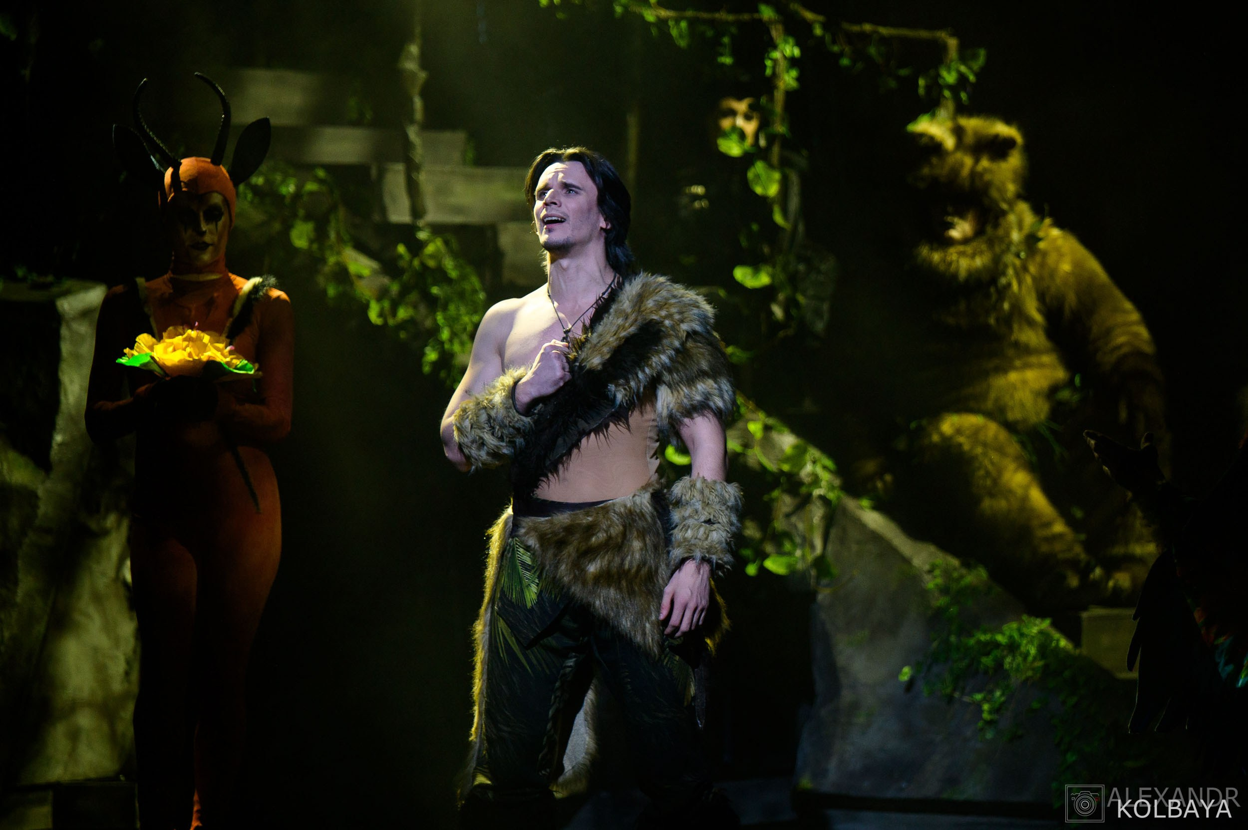 Мюзикл «Маугли». Концертный и театральный репортажный фотограф в Москве Александр Колбая