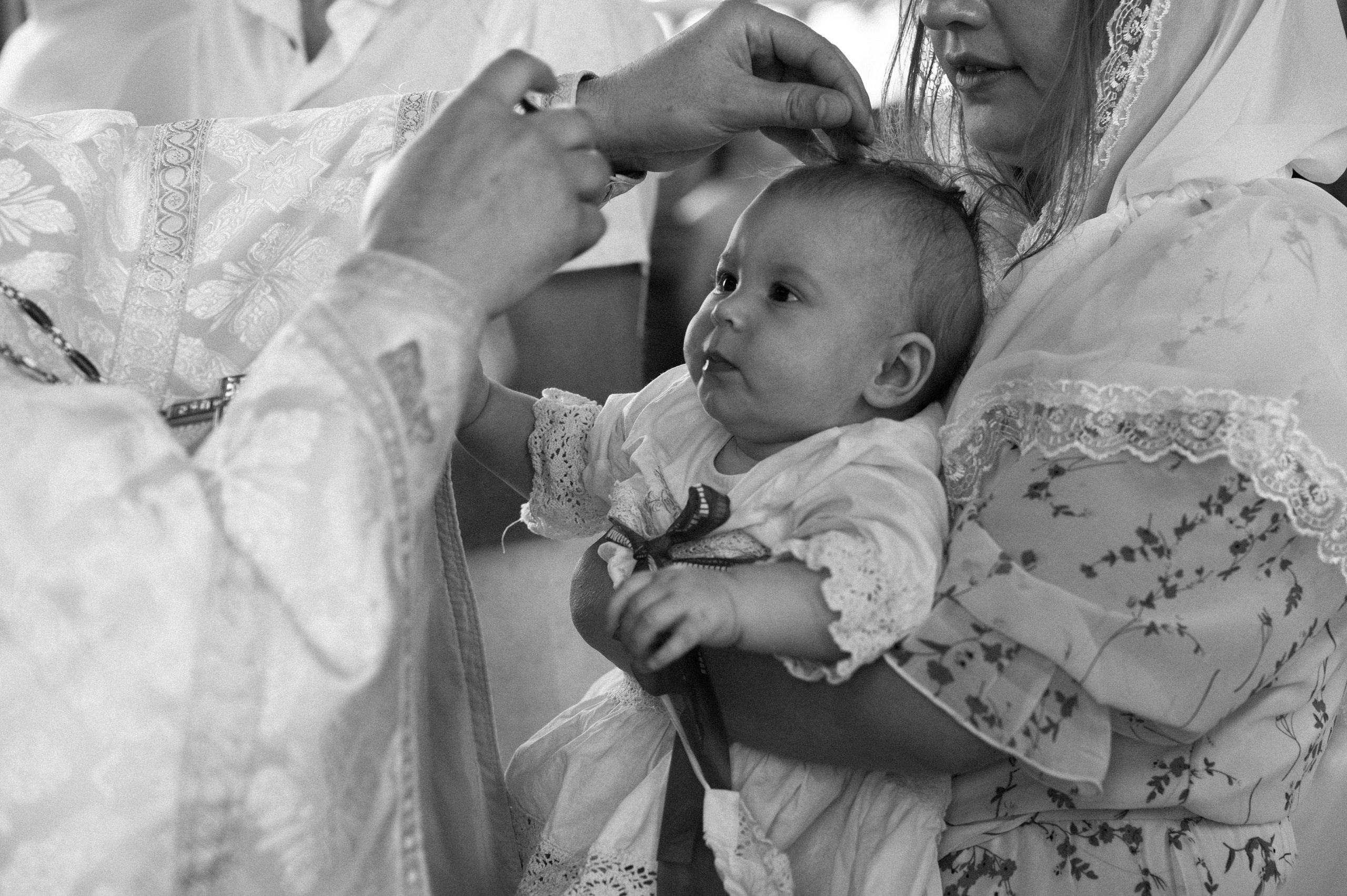 Таинство Крещения Дарьи (Храм Преполовения Пятидесятницы). Фотограф Ярута Оксана / Ростов-на-Дону