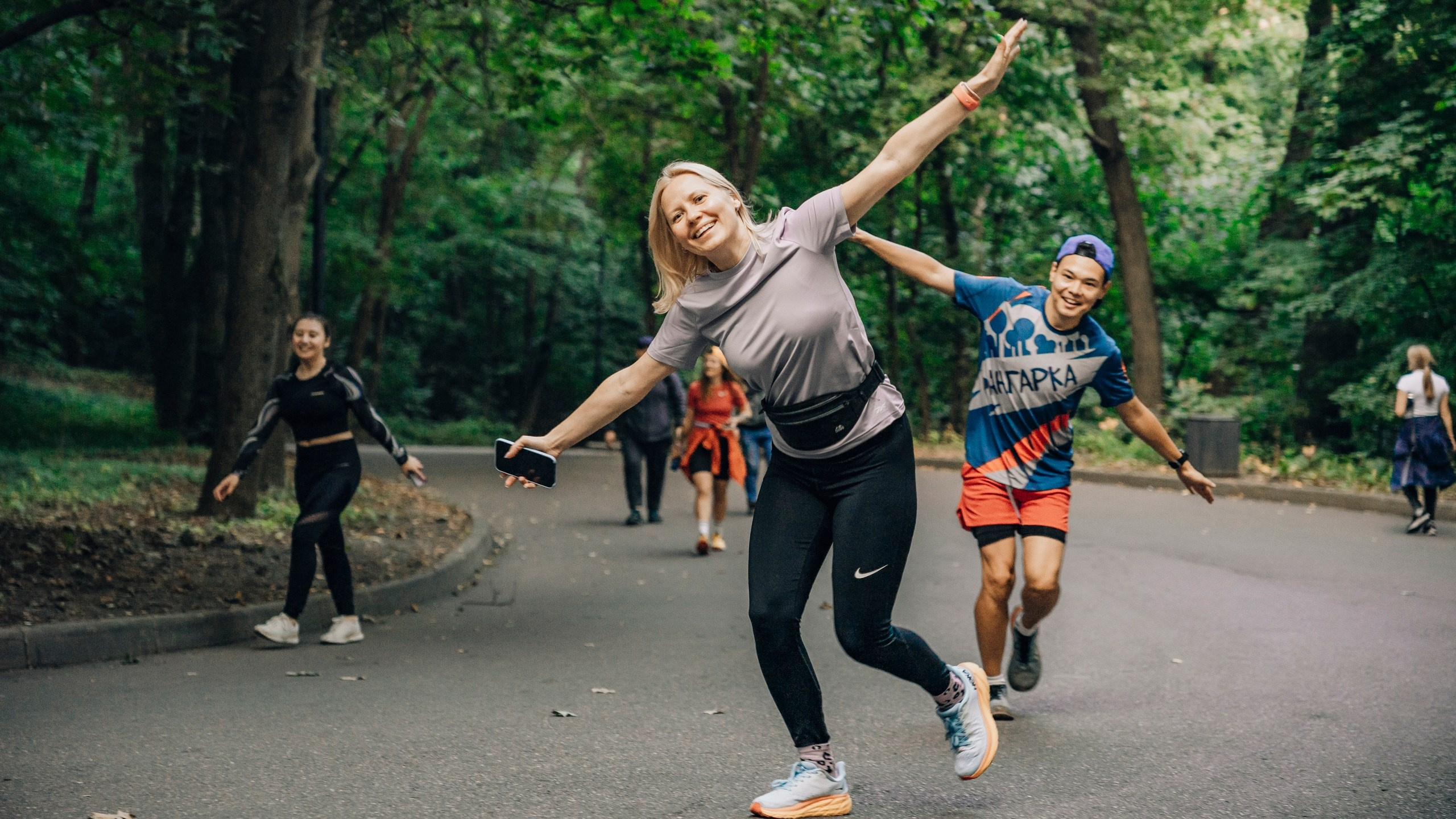 Пробежка RunForSun. Контент-фотограф в Москве Тима Забабурин