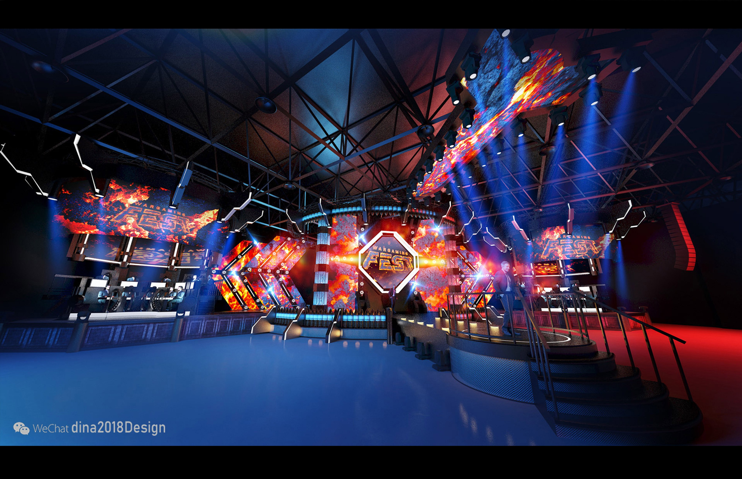 STAGE CONCEPTS. Munina Dina. Set design portfolio