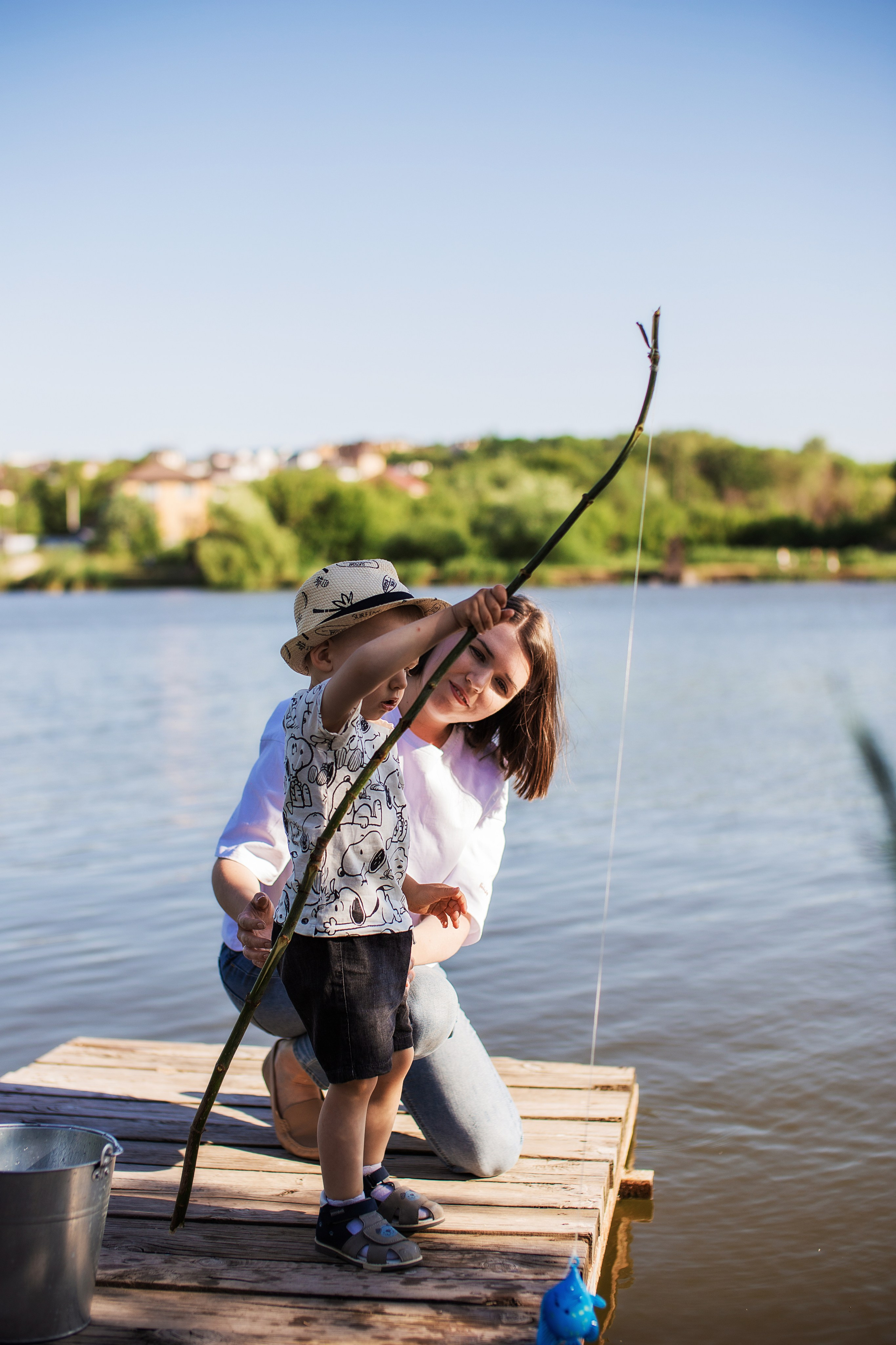 На рыбалке. Семейный фотограф в Саратове