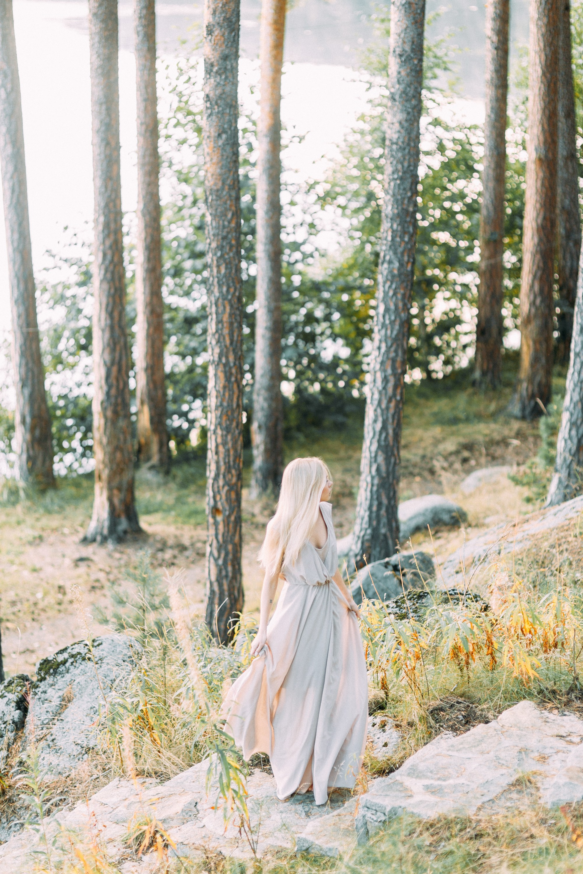 Закатная съемка на озере Тургояк