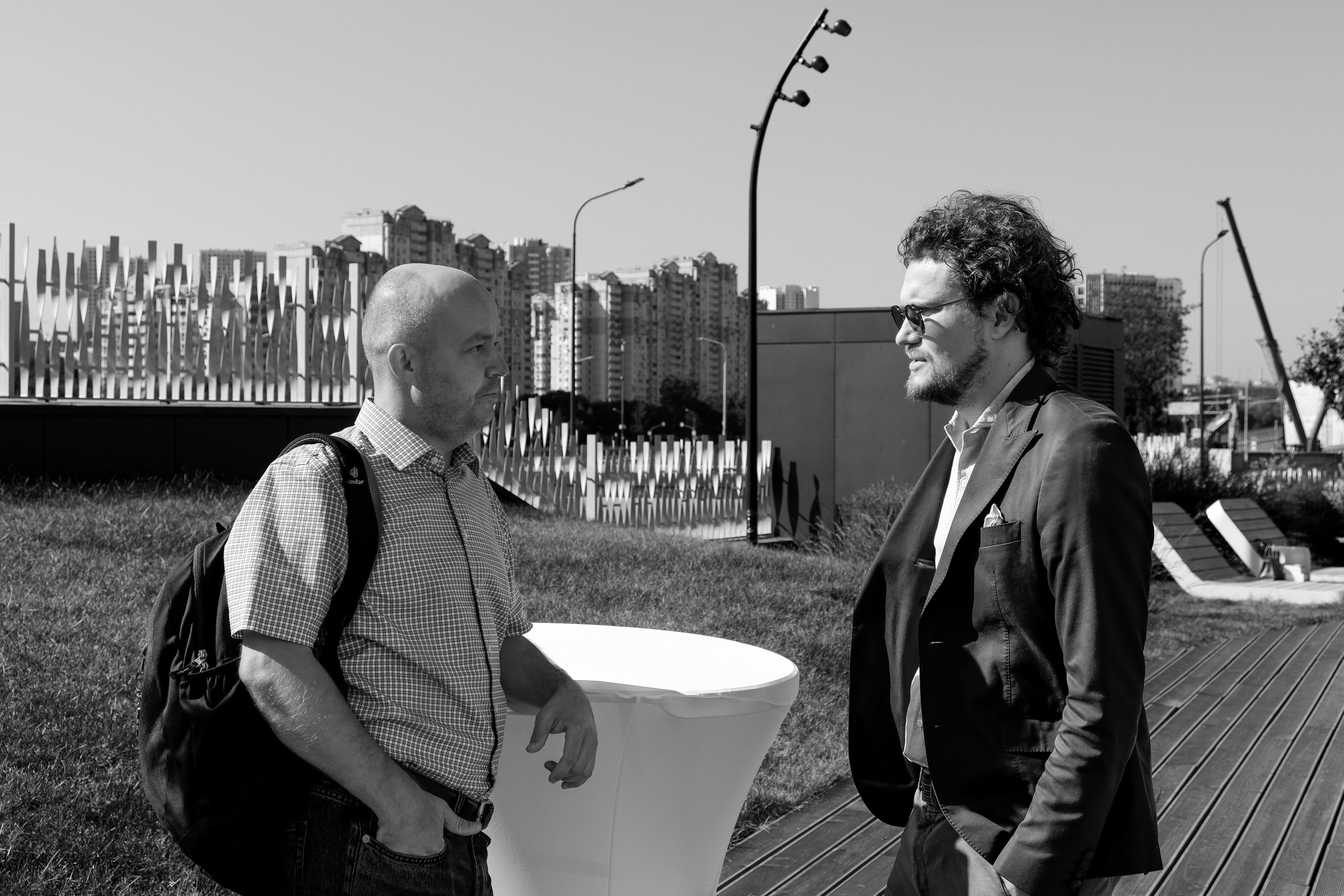 Пресс-тур благоустройства жилого комплекса Nagatino i-Land от Бюро А4. Михаил Мулач | Архитектурный фотограф