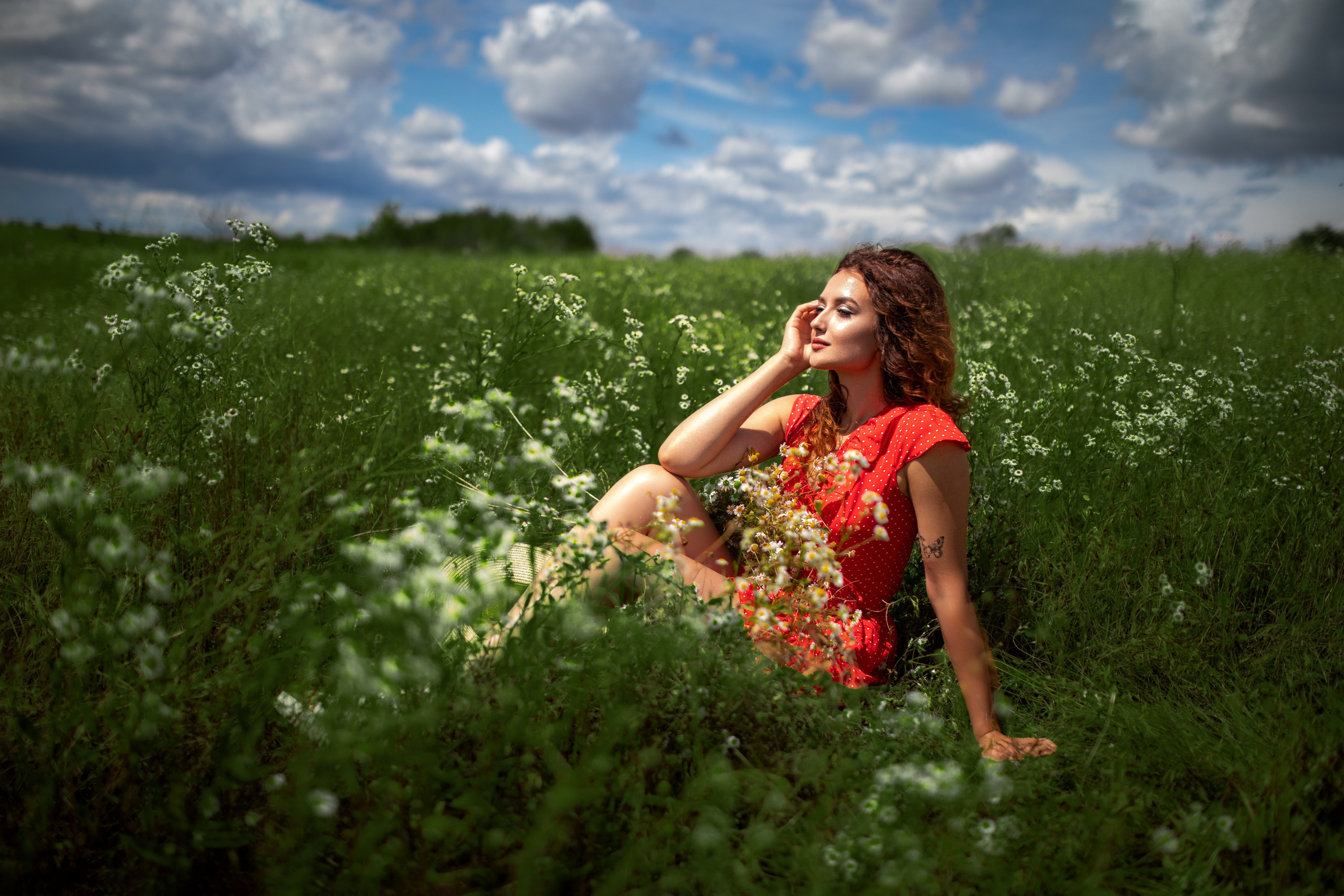 Съемка с Анастасией на природе в формате для «себя»