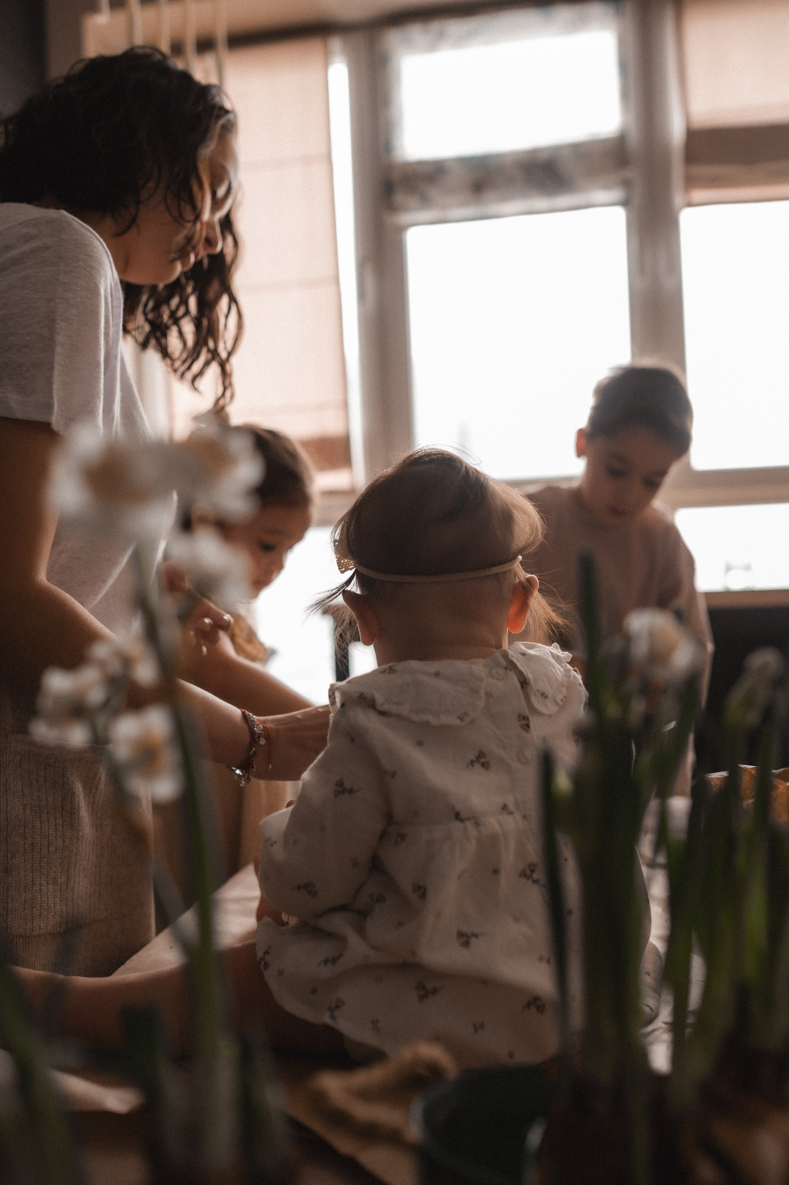 Полина, Дима, Мия и Эмма дома. Семейный и свадебный lifestyle-фотограф в Москве Мария Петрова