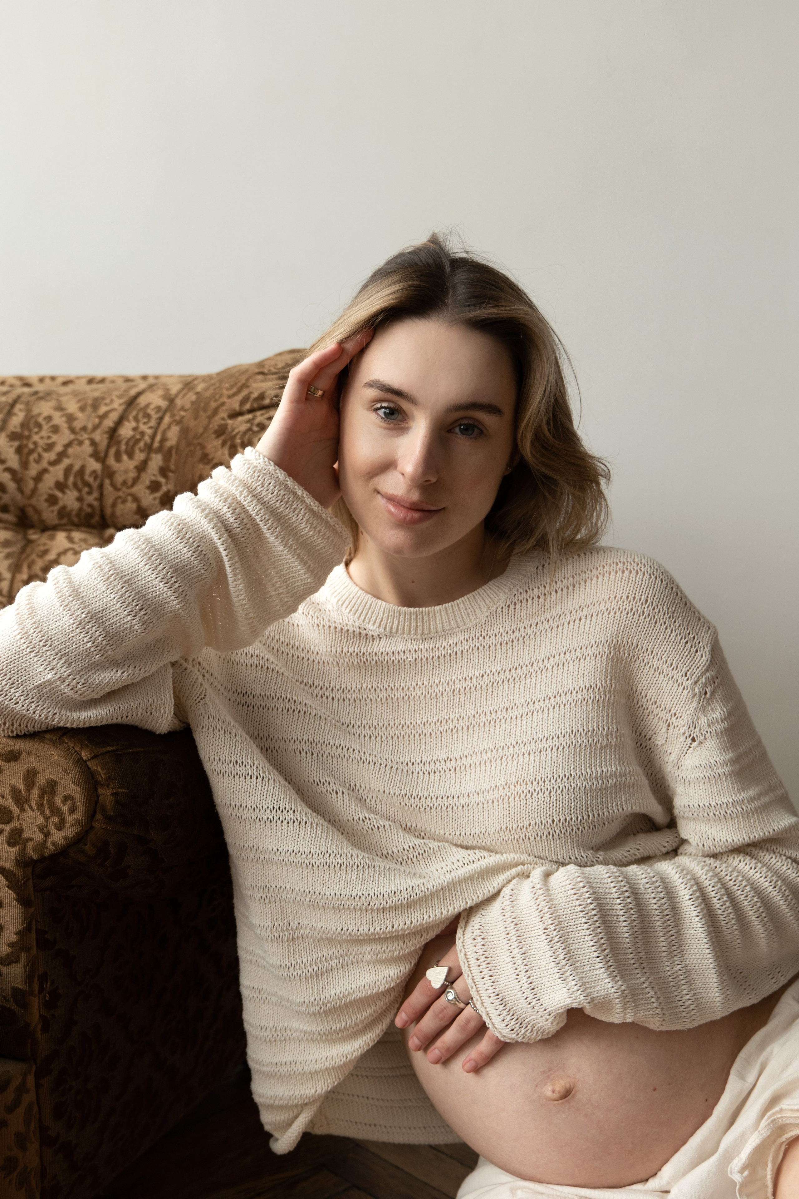 Студийная фотосессия «В ожидании». Фотограф видеограф Ольга Василевская