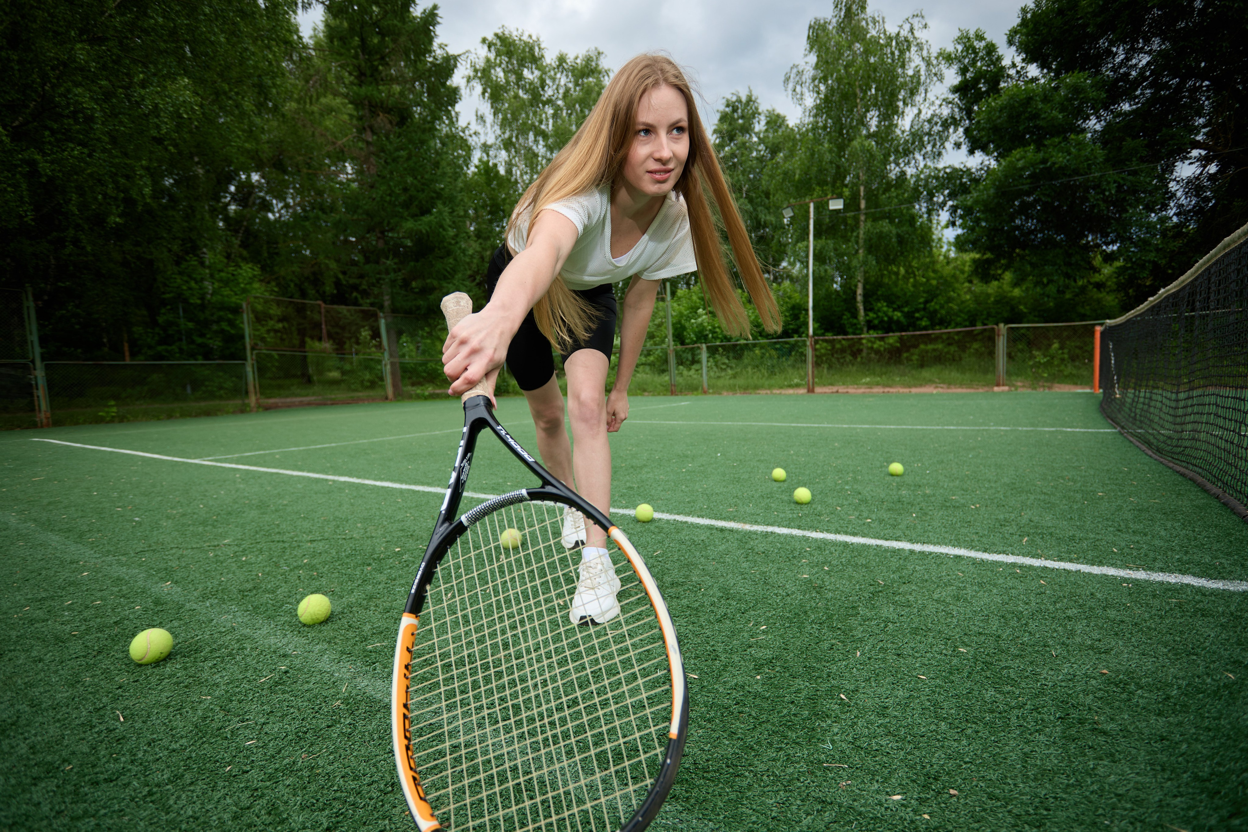 Фотосессия на теннисном корте Парка Победы. Фотограф Илья Прохоров в Кирове