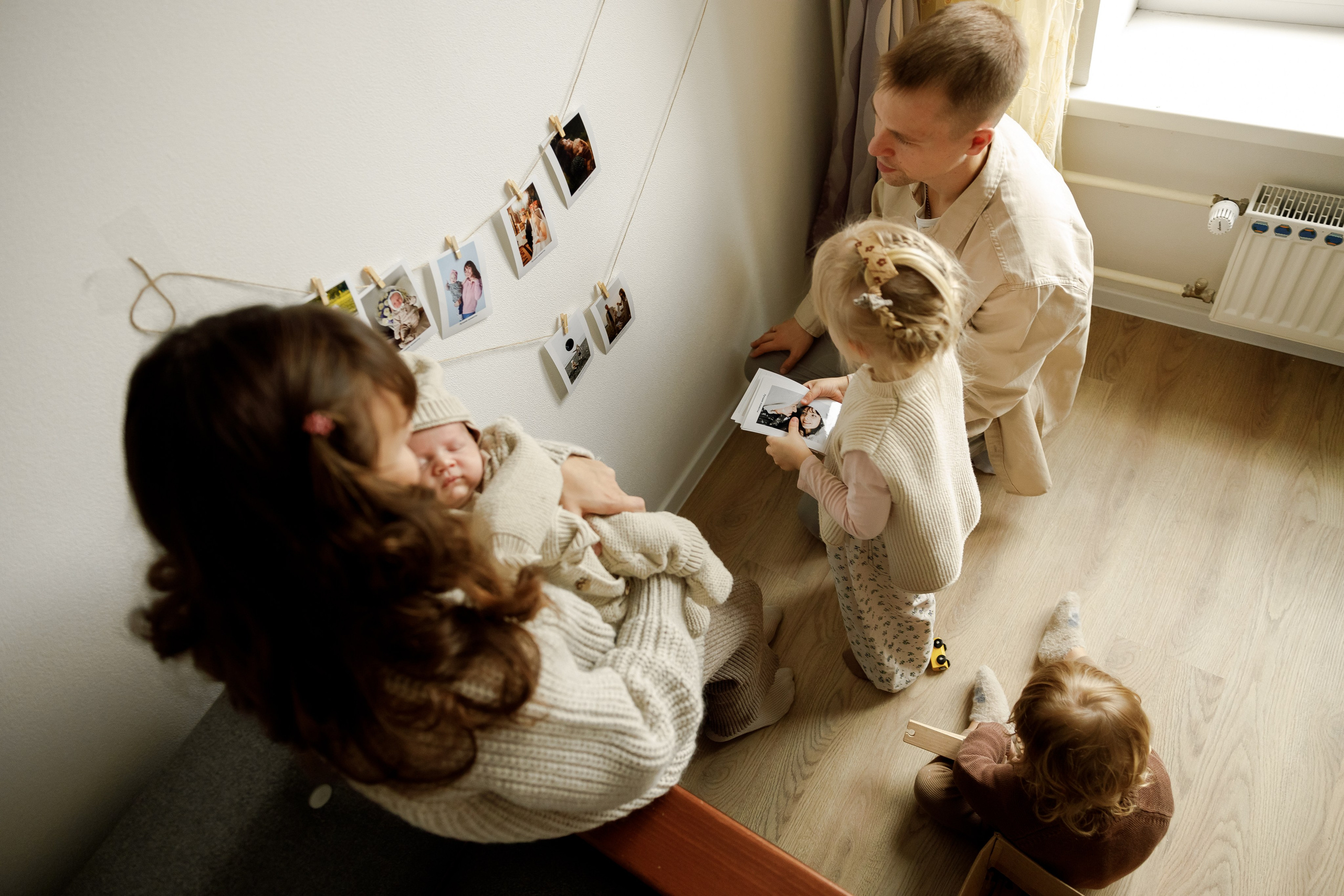 Домашняя семейная съёмка. Фотограф Москва