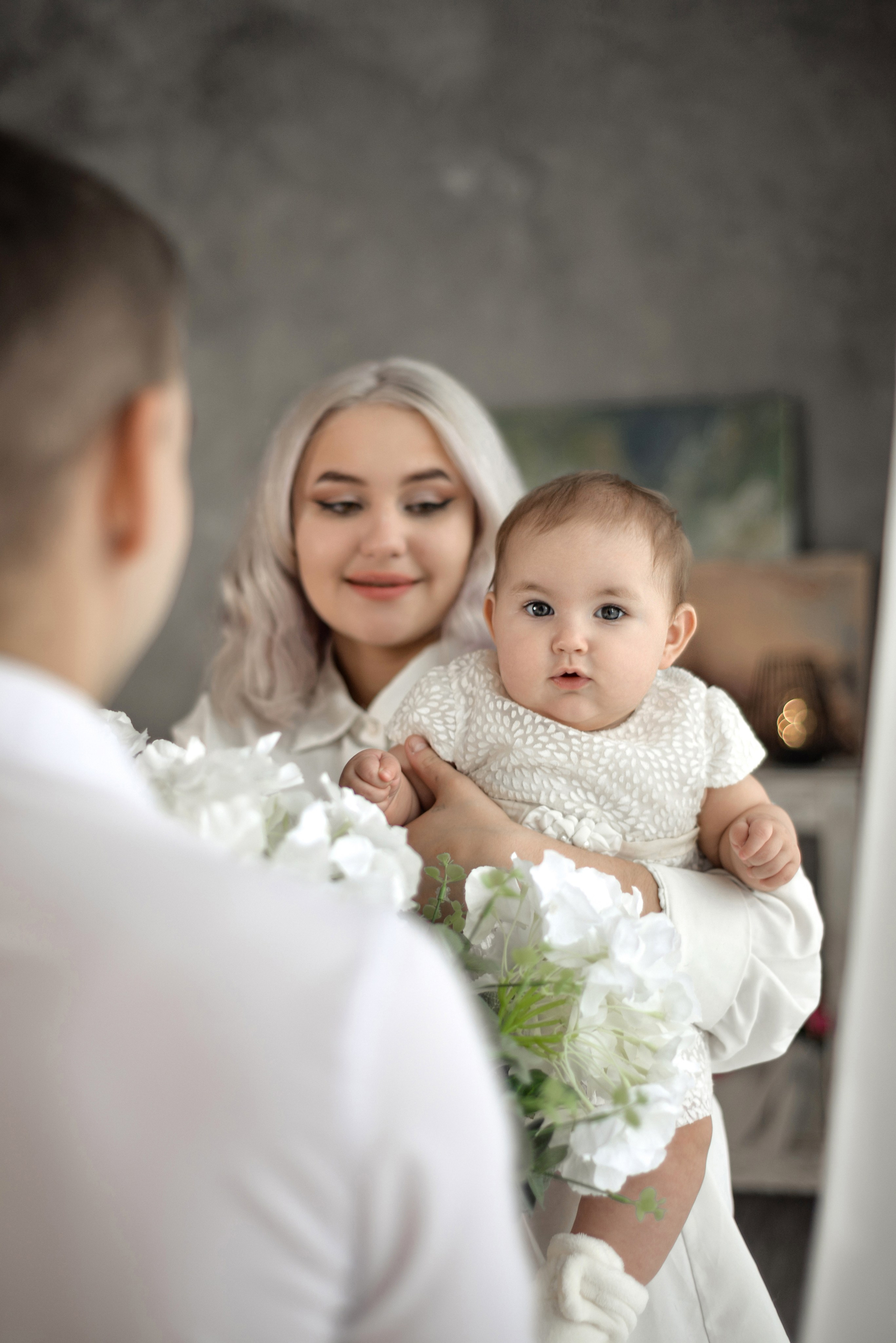 Семейная (Данил, Даша, Аделина) в студии Константа. Семейный и свадебный фотограф Галина Абакумова, фотосессии в Белгороде