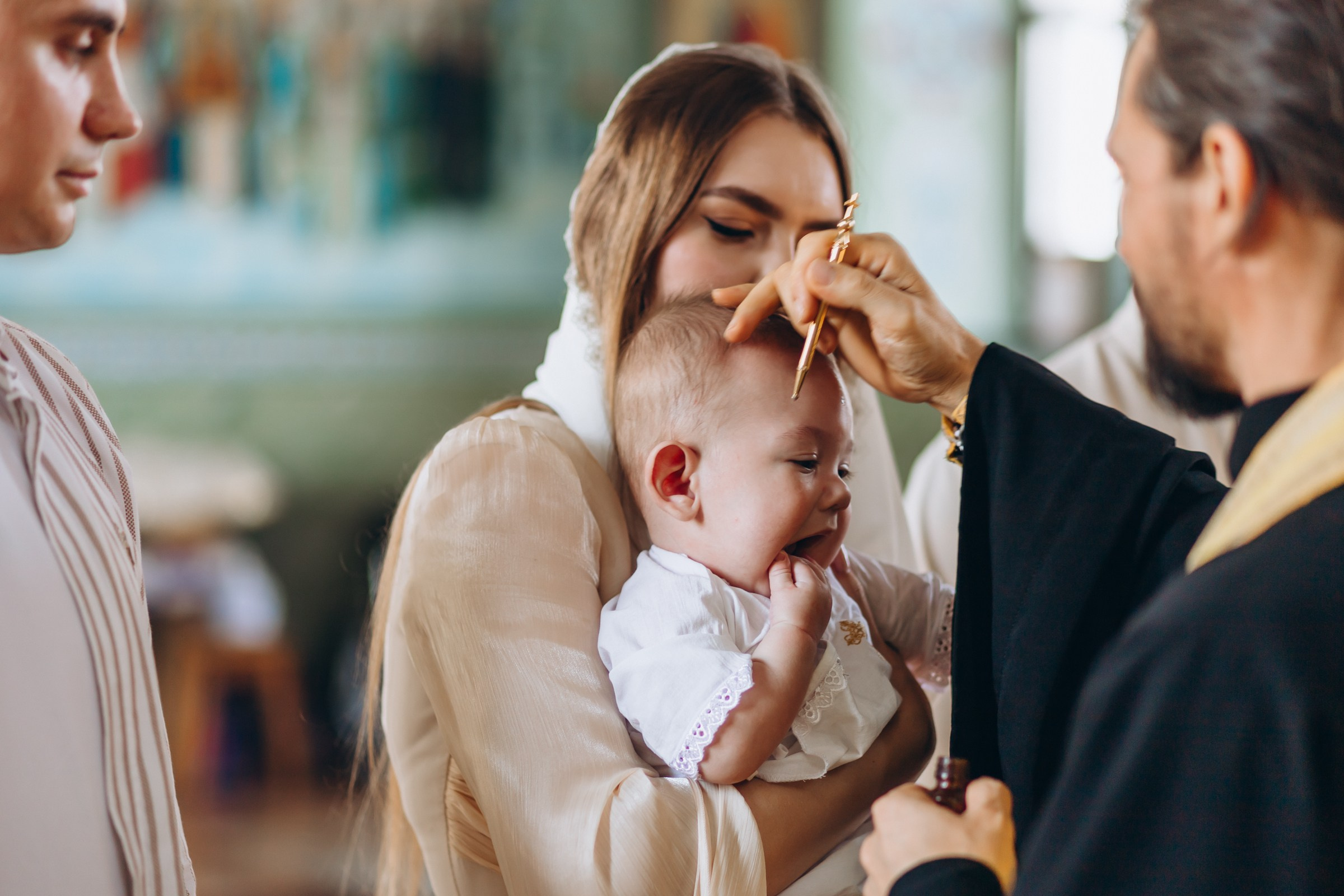 Крещение Родиона. Семейный фотограф в Волгодонске Краченцева Анна
