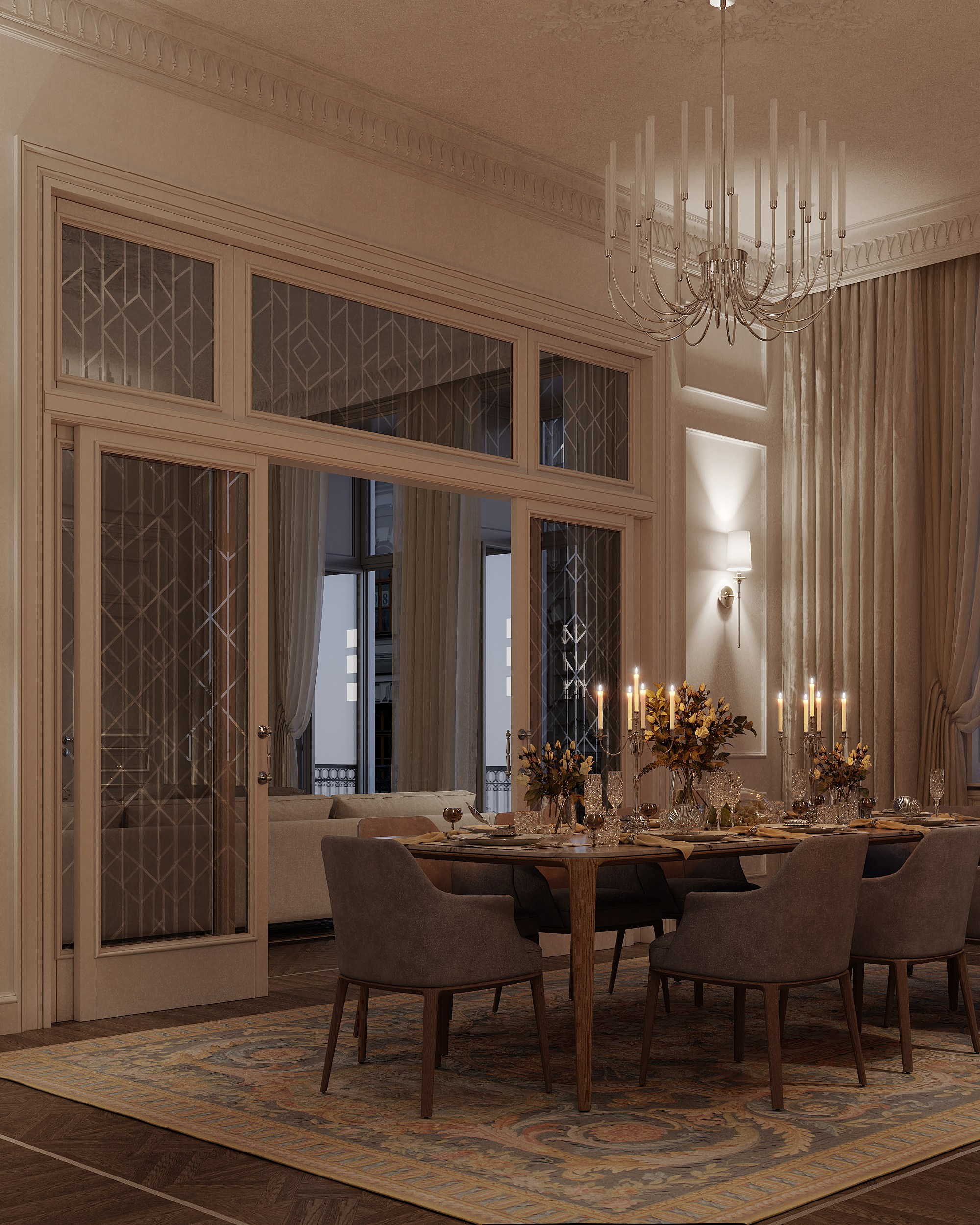 Четырехкомнатная квартира в Москве. 3D визуализатор в Москве Сердюк Владислав