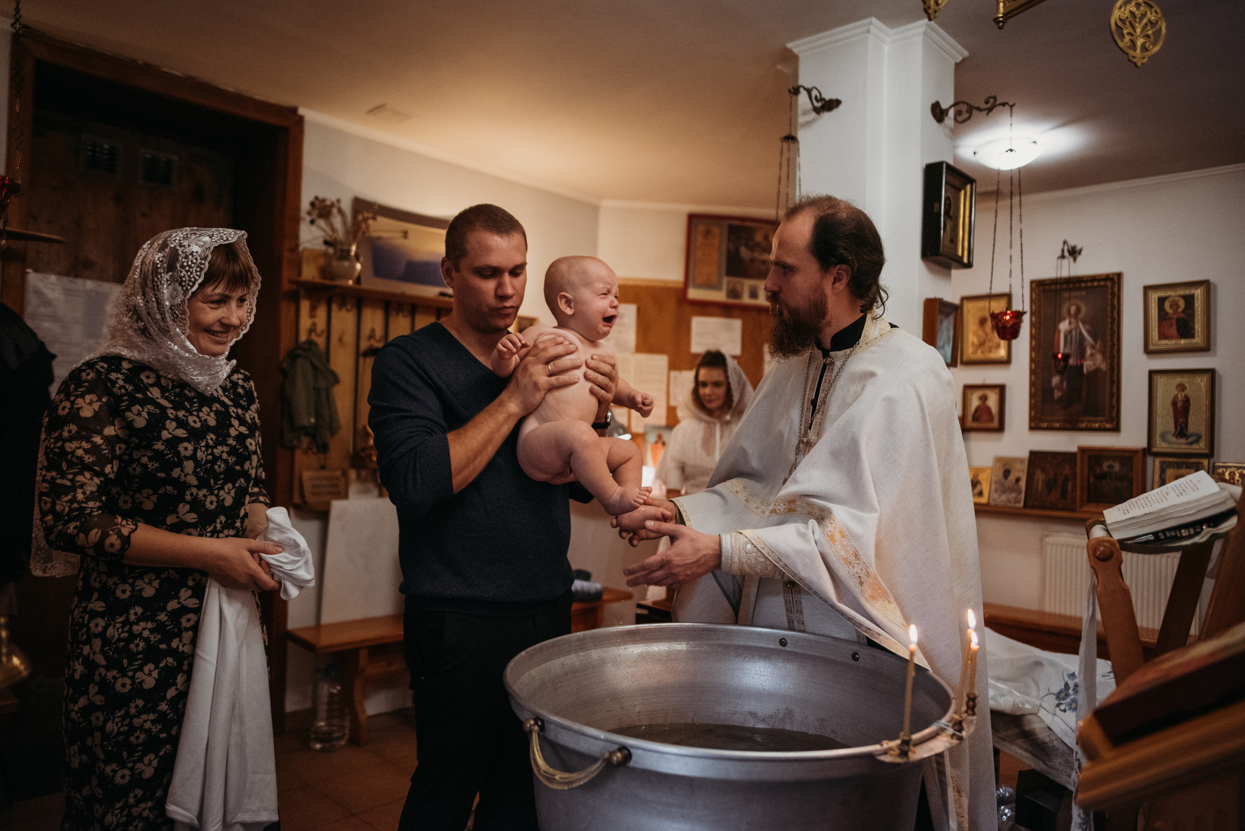 Крещение Даниила. Детский и семейный фотограф выпускной альбом Приморско-Ахтарск
