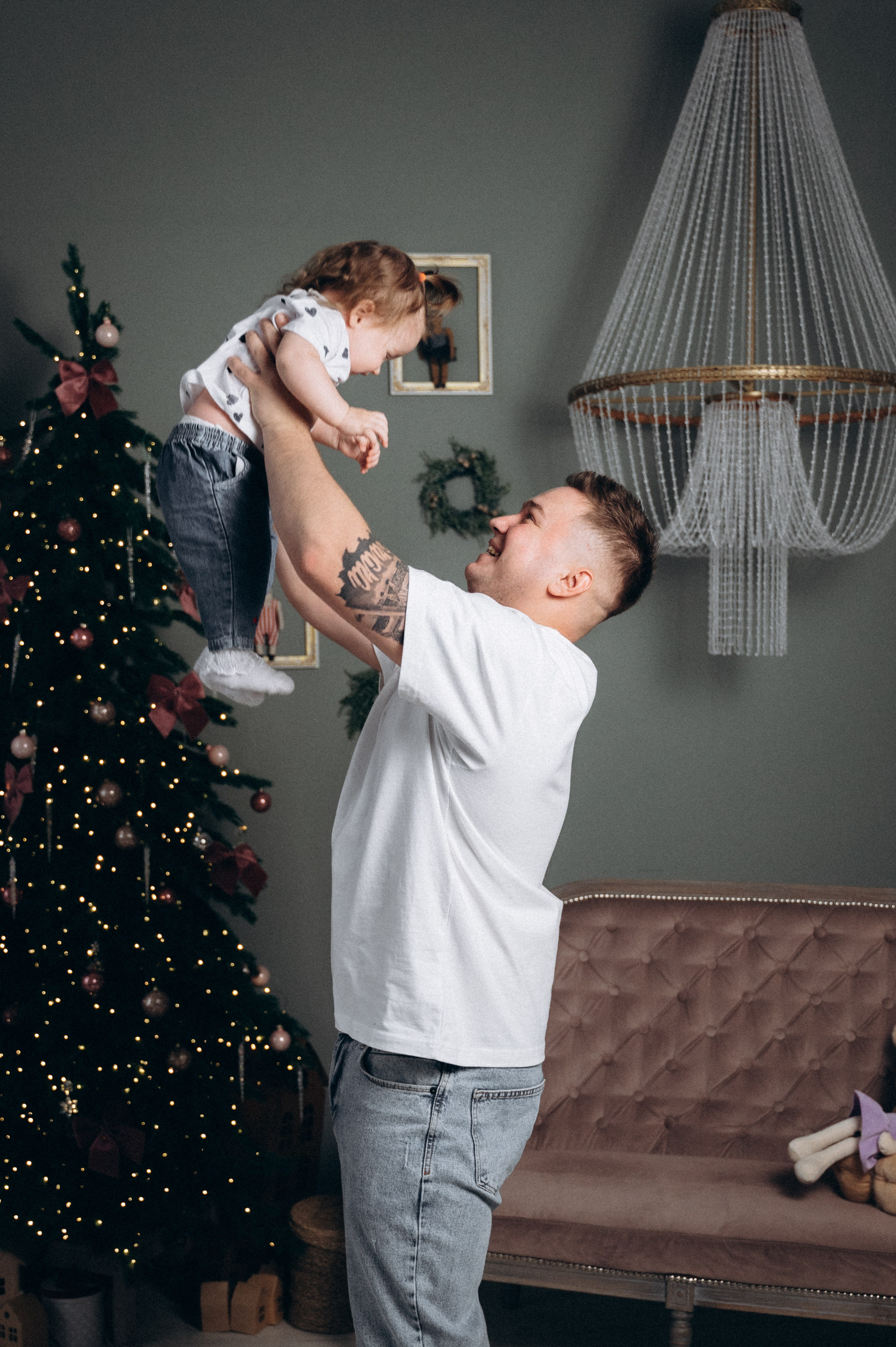 Новогодняя для Дианы, Максима и Варюши. Семейный фотограф в Минске Дарья Дреко