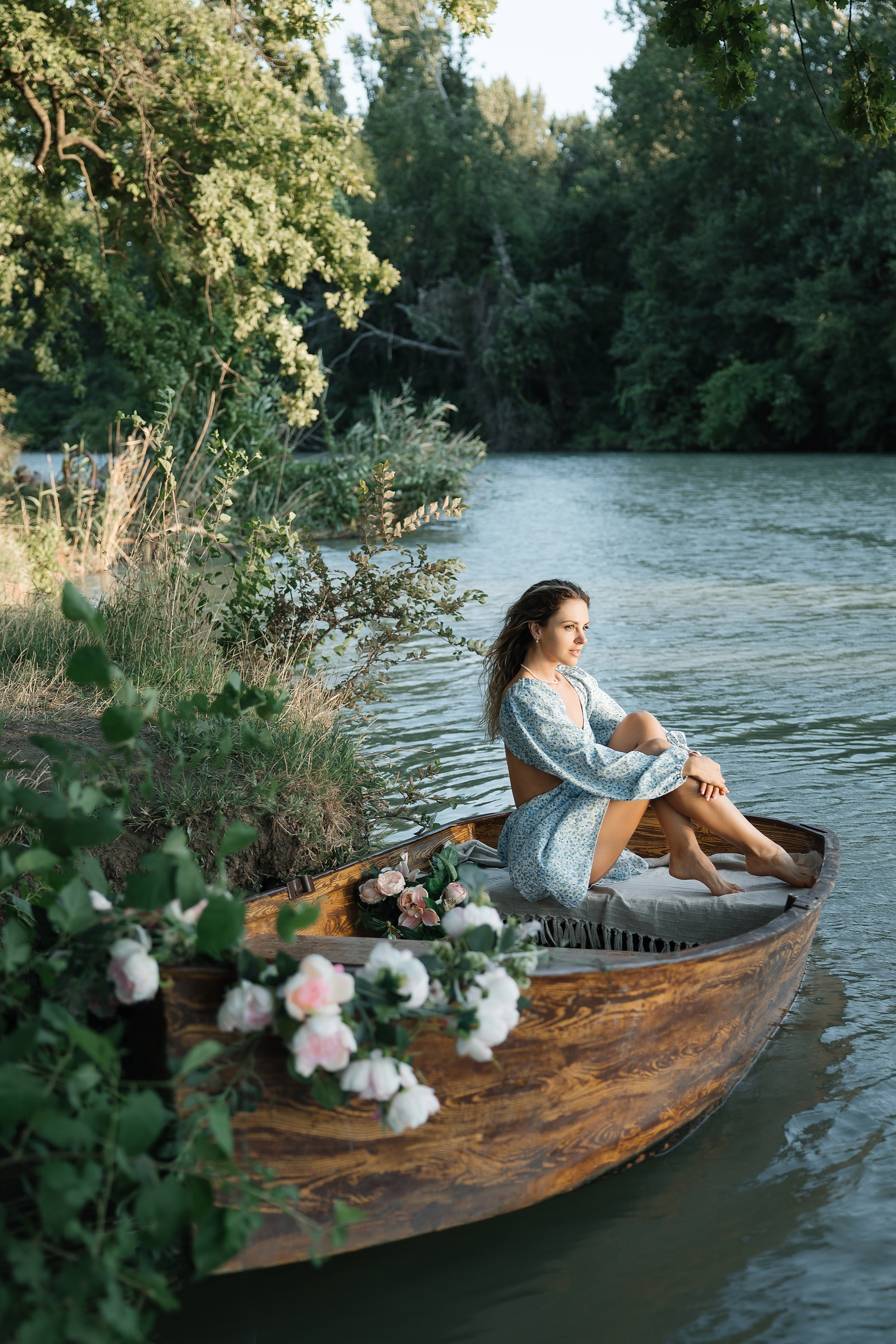 Цветочная лодка. Семейный и детский фотограф в Краснодаре Ксения Новикова