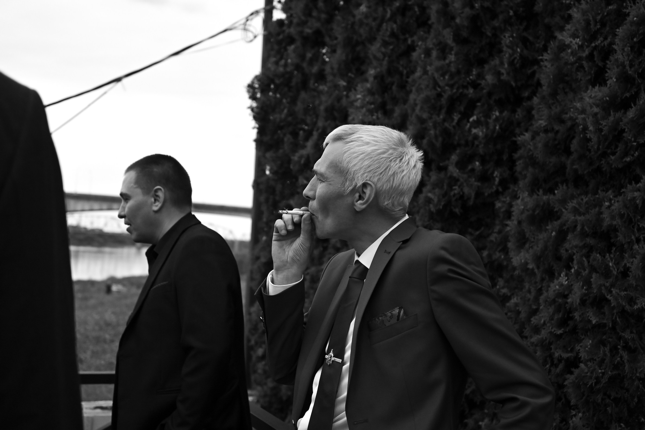 Black and white film. <3