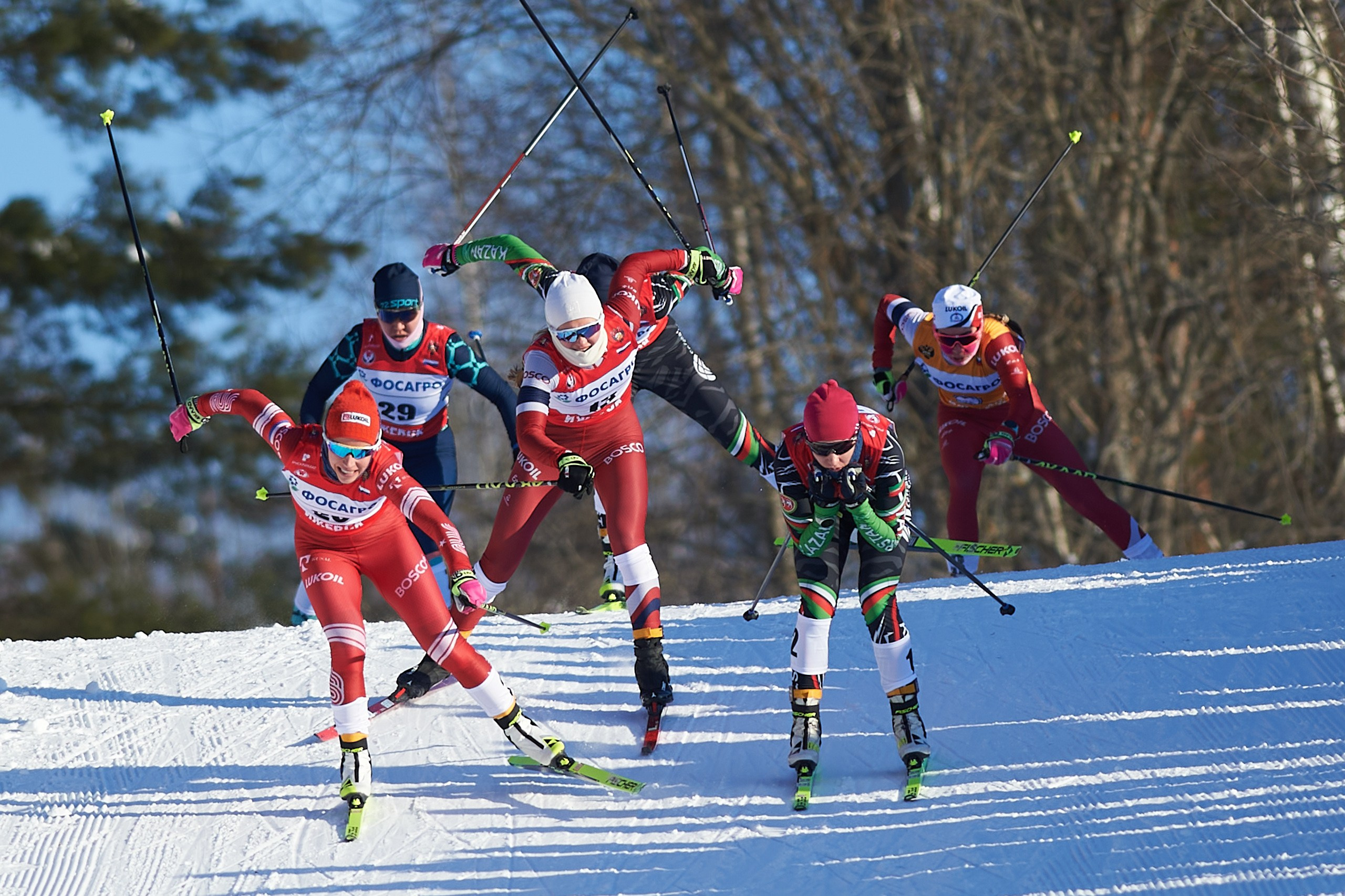 VI этап ФосАгро Кубка России по лыжным гонкам. Спринт. Ижевск 25.01.2025. Спортивный репортажный фотограф в Ижевске Сергей Мерзляков