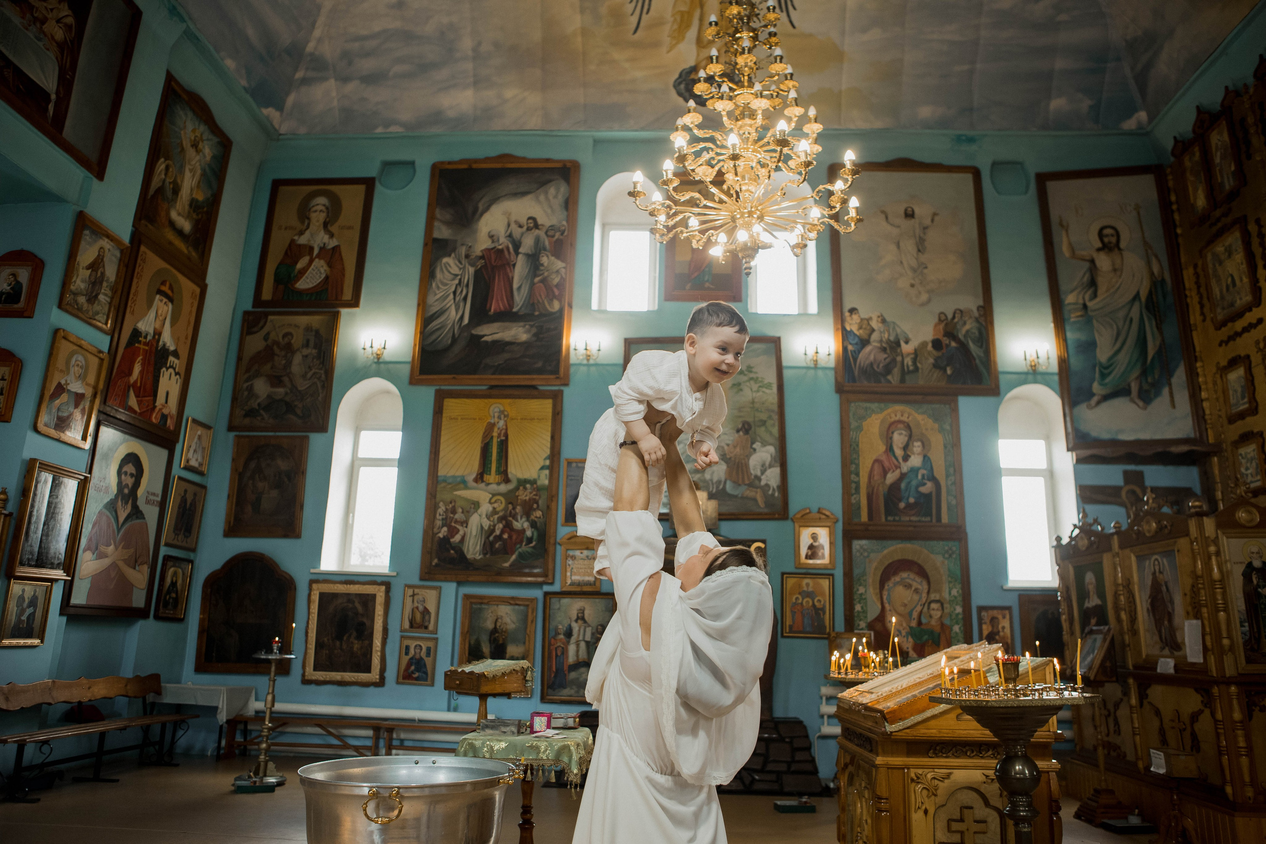 Таинство крещения Тимофея. Фотограф Марина Александрова